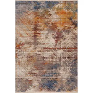 Sevita Modern Distressed Abstract Geometric Area Rug