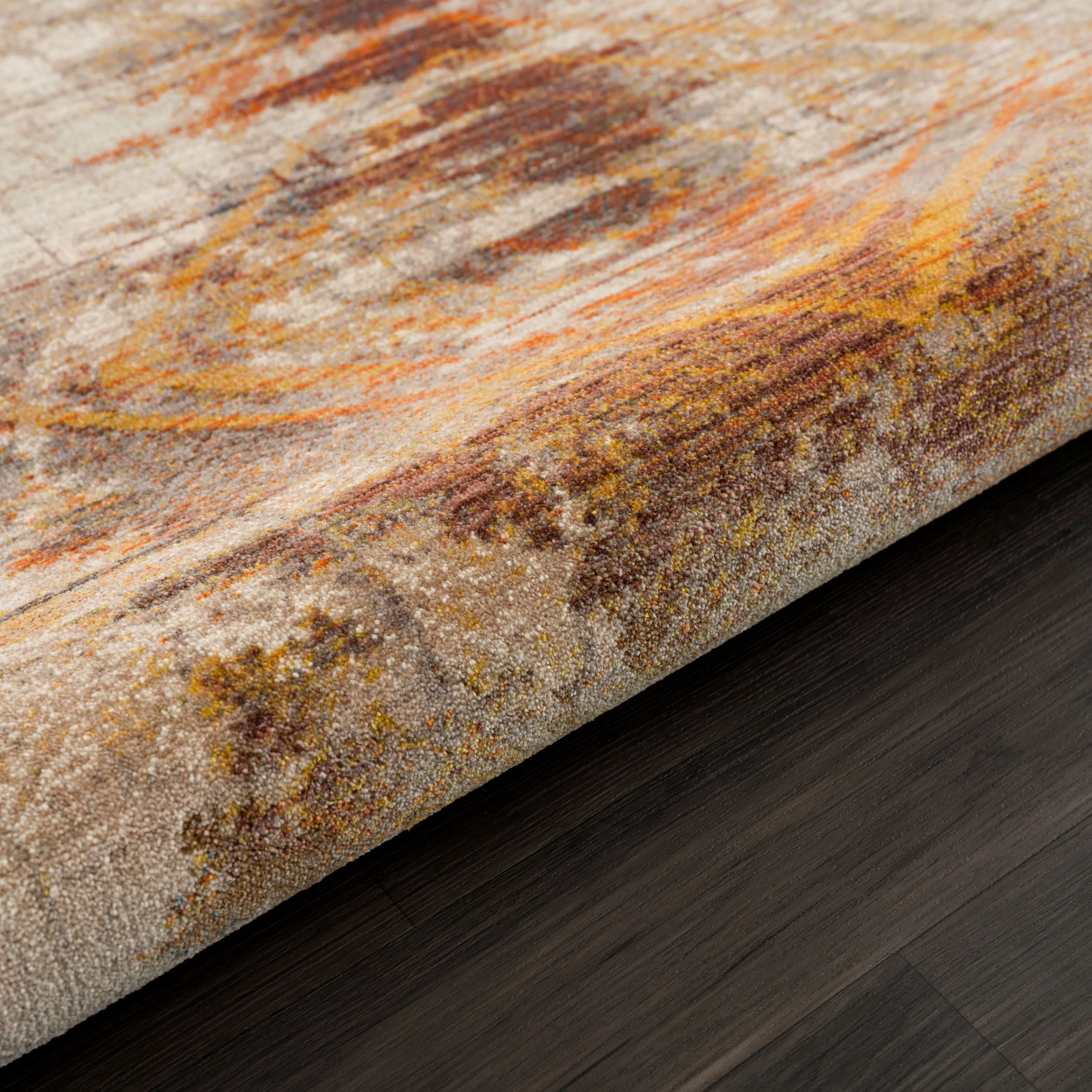 Sevita Modern Distressed Abstract Geometric Area Rug
