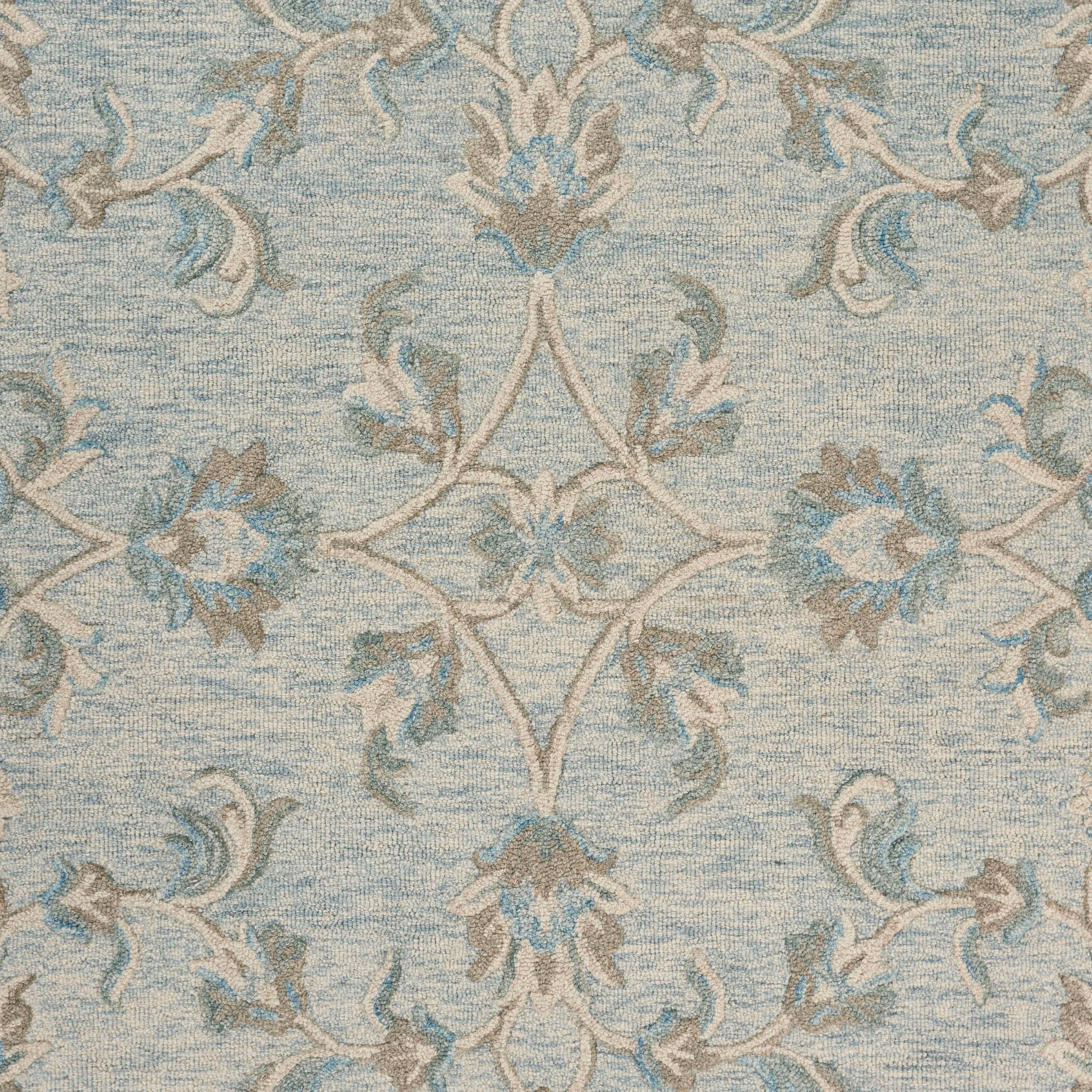Sevita Traditional Floral Bloom Wool Area Rug
