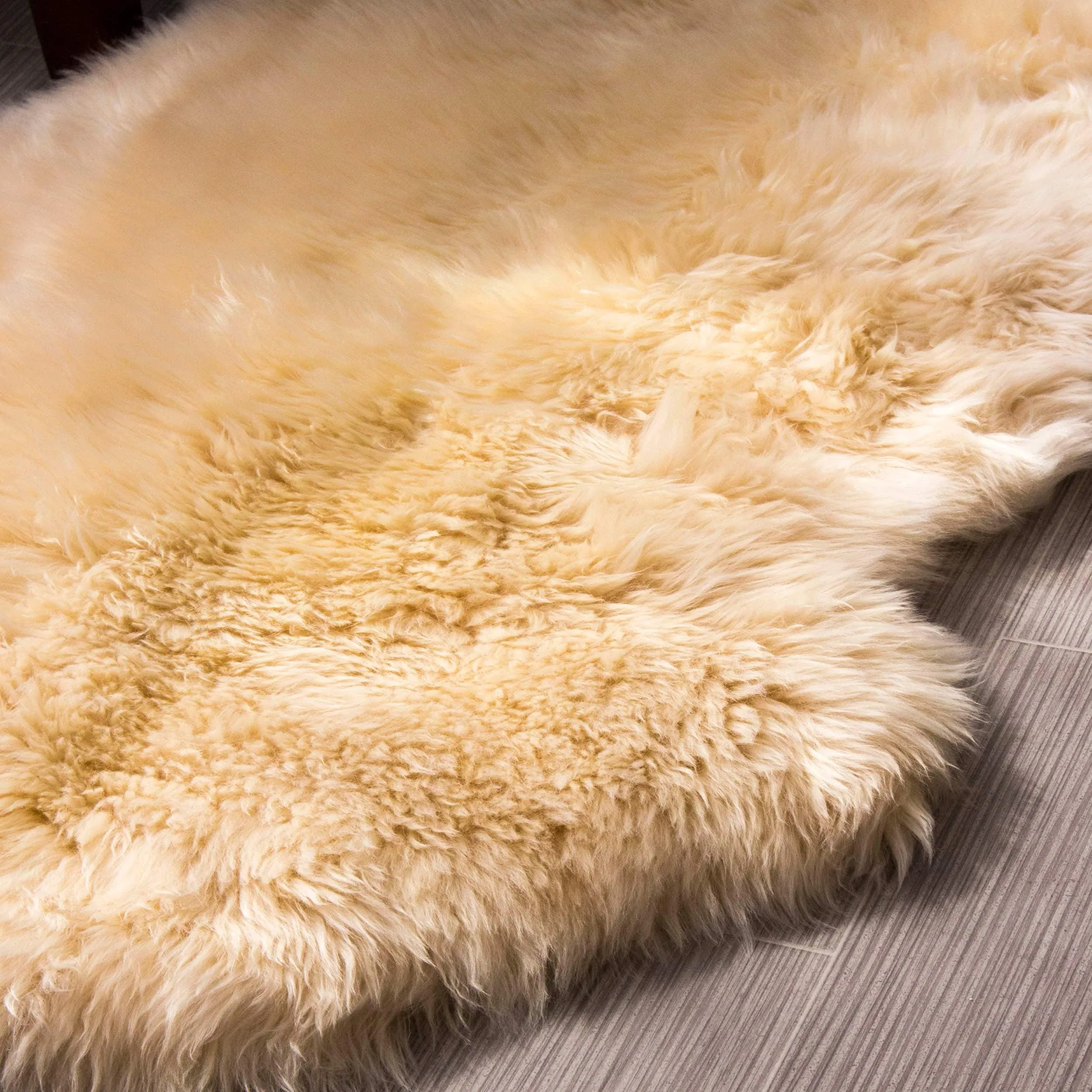 Silver Orchid Nansen Genuine Soft Australian Sheepskin Rug