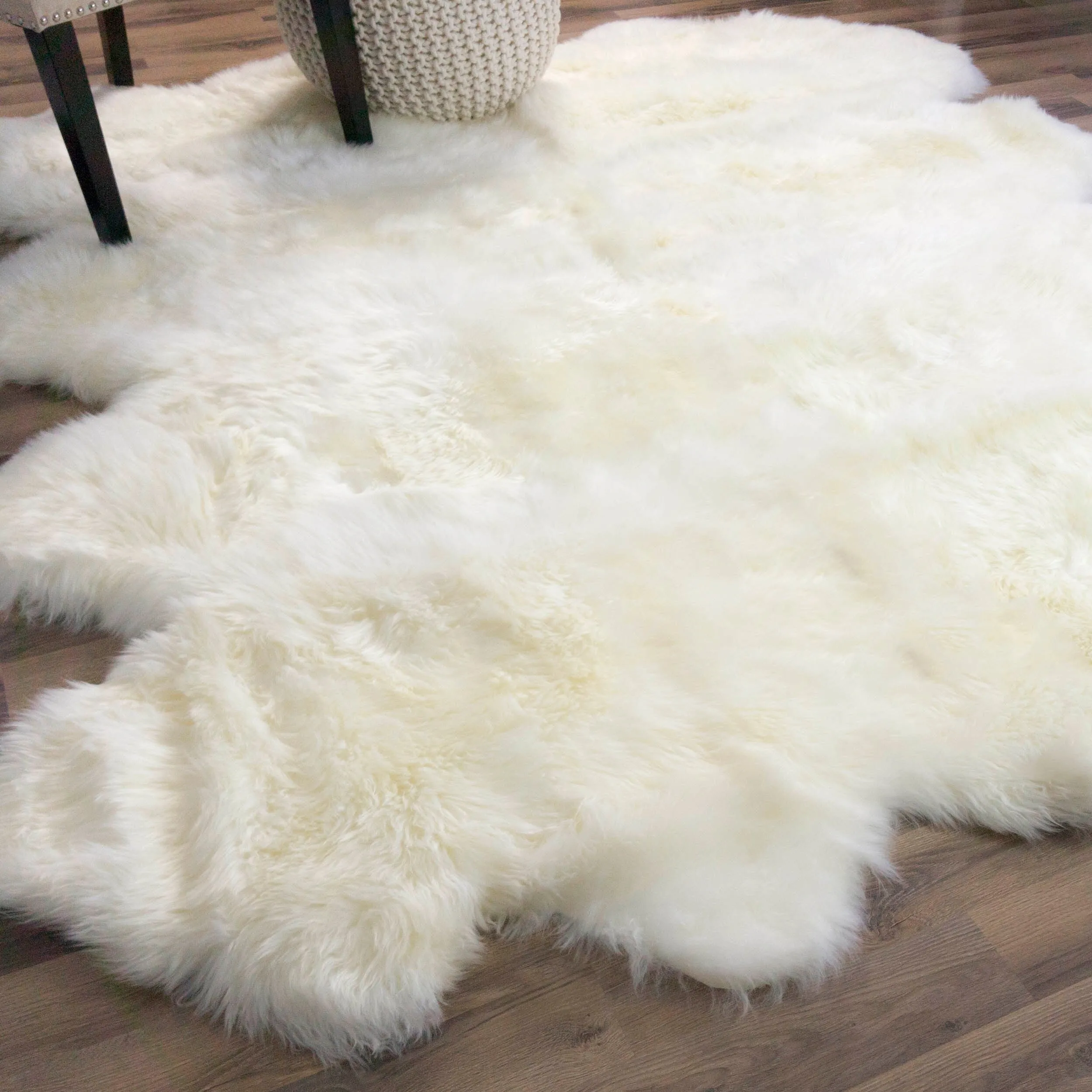 Silver Orchid Nansen Genuine Soft Australian Sheepskin Rug