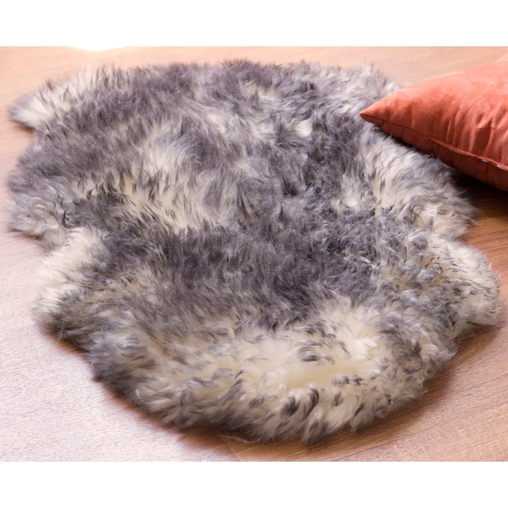 Silver Orchid Nansen Genuine Soft Australian Sheepskin Rug