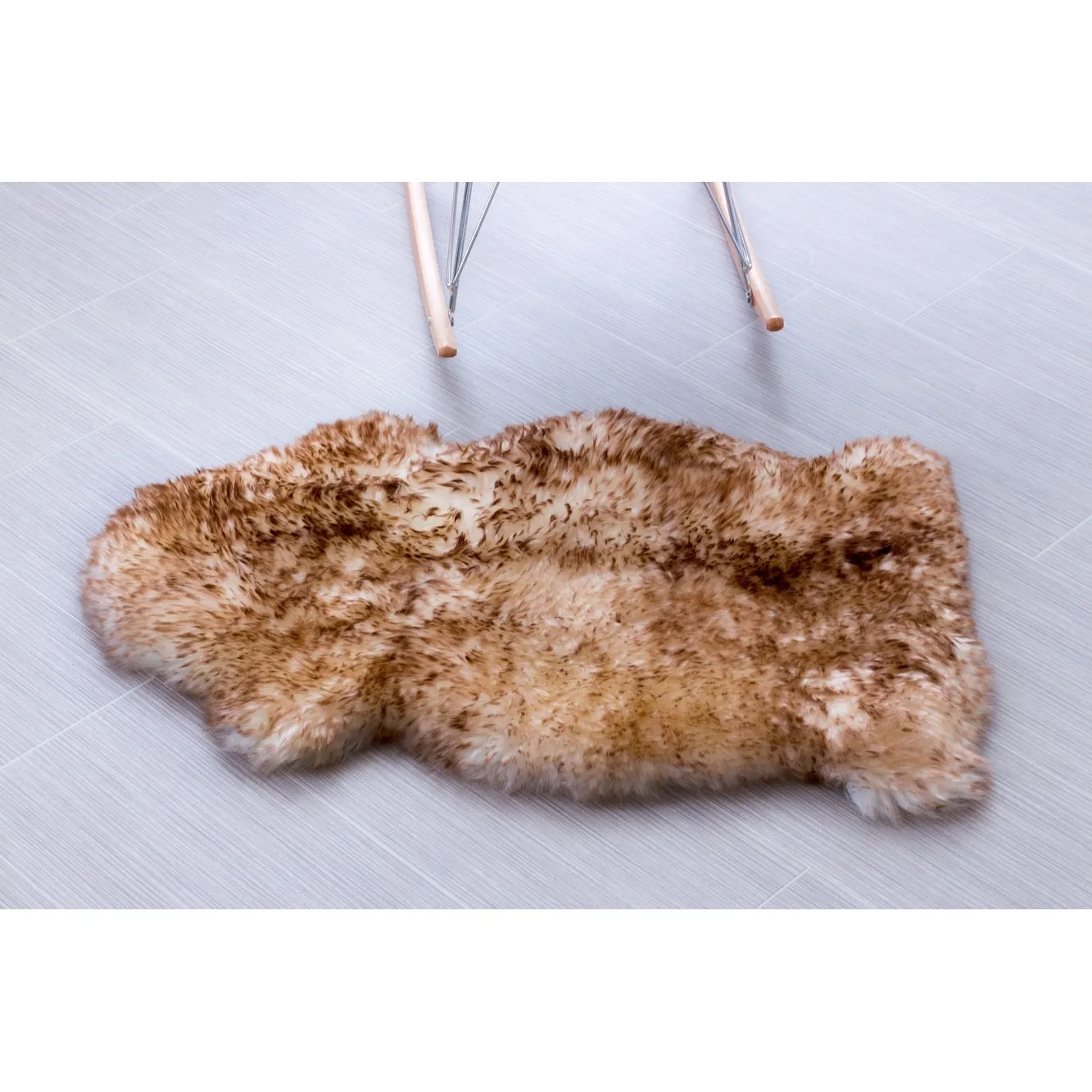 Silver Orchid Nansen Genuine Soft Australian Sheepskin Rug