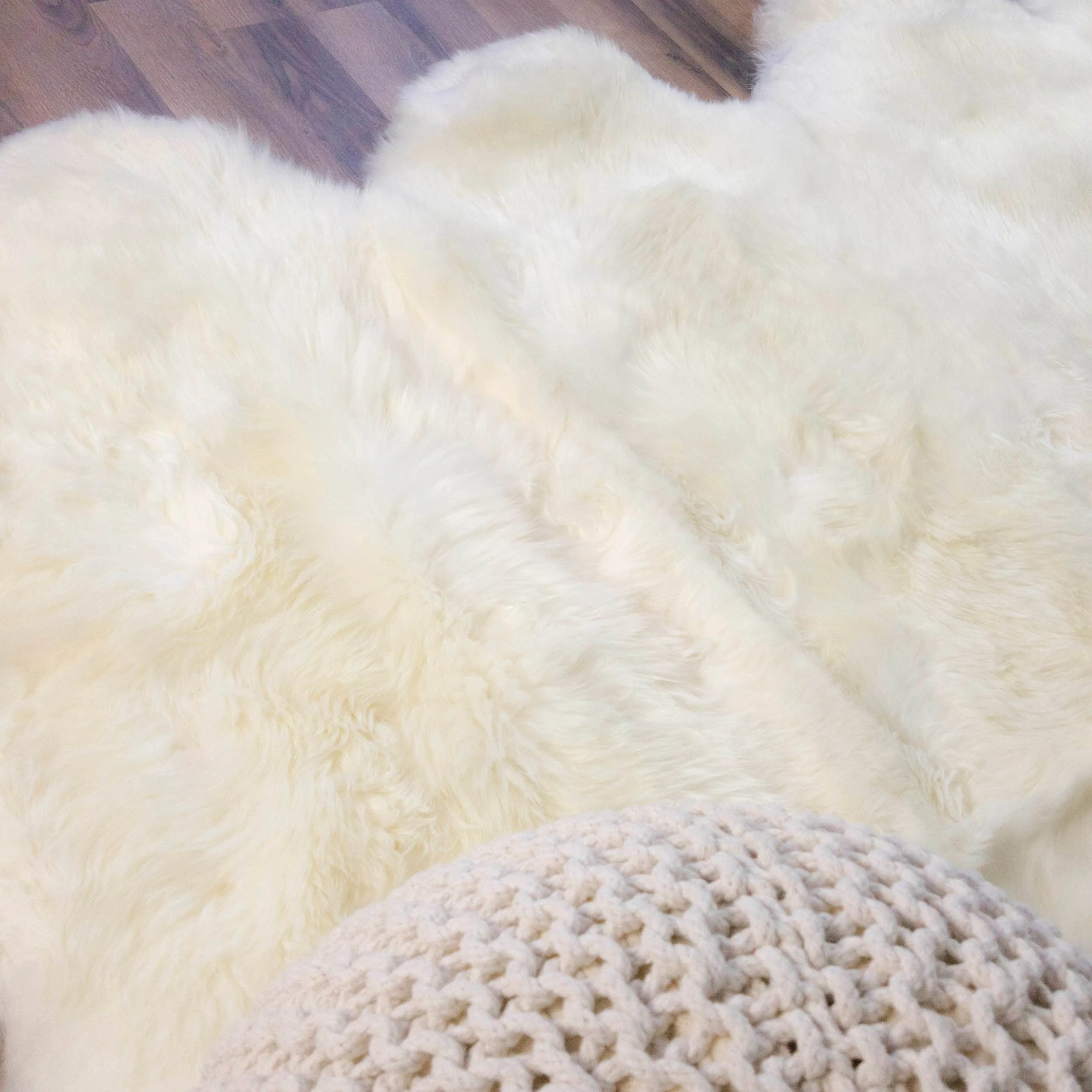 Silver Orchid Nansen Genuine Soft Australian Sheepskin Rug