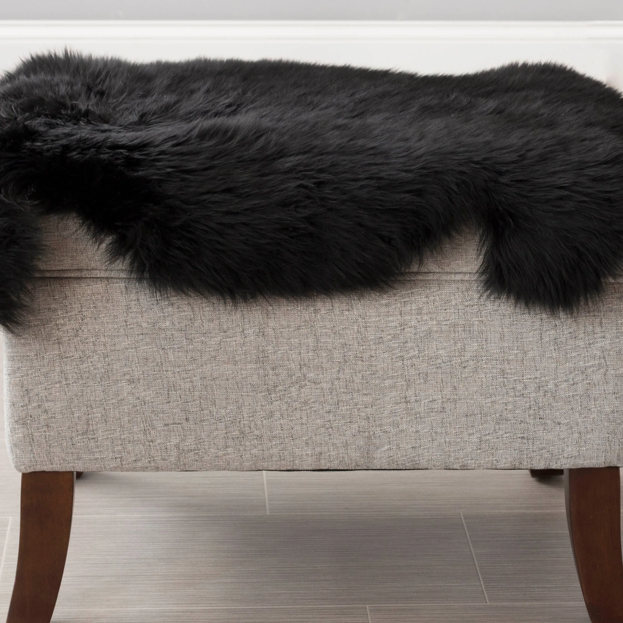 Silver Orchid Nansen Genuine Soft Australian Sheepskin Rug