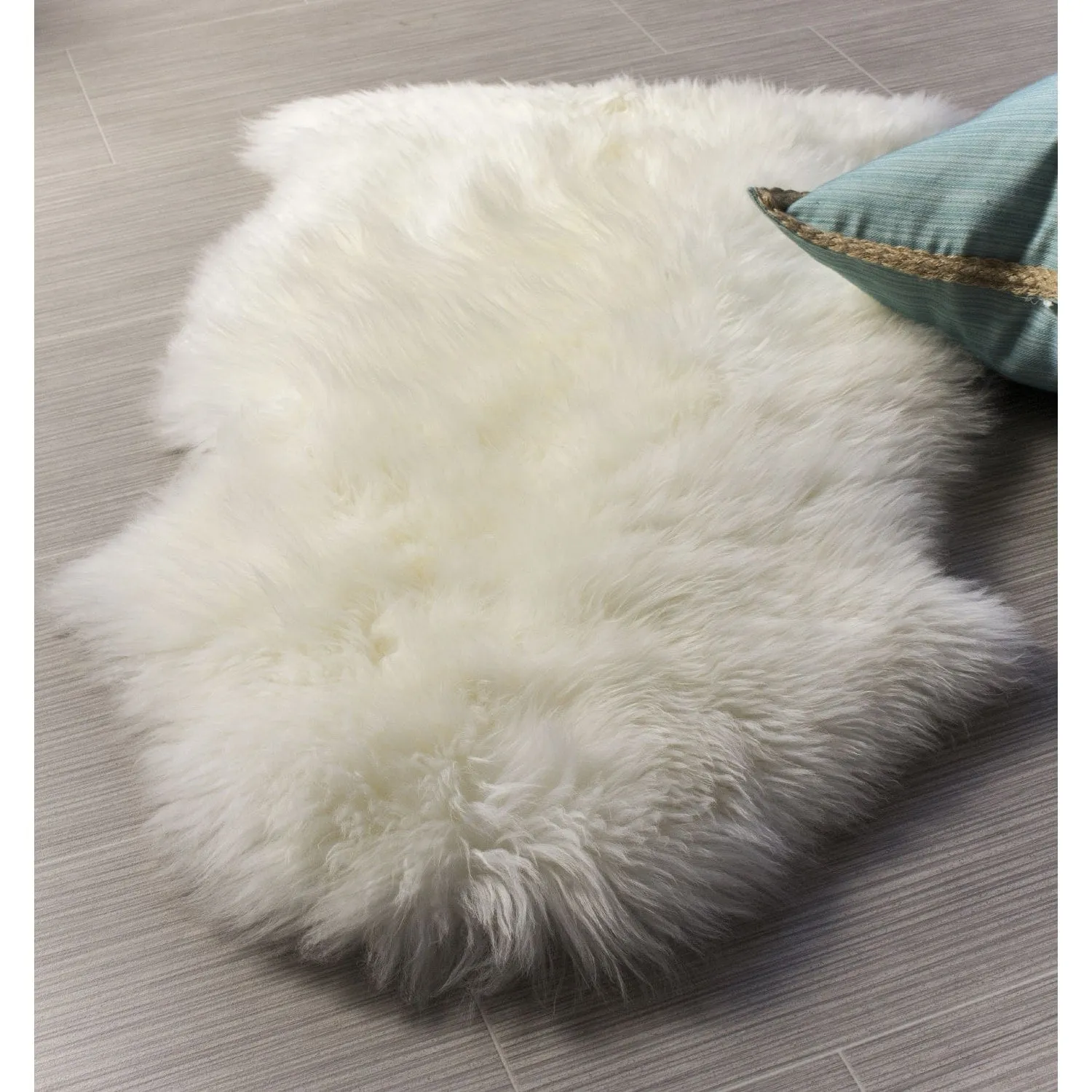 Silver Orchid Nansen Genuine Soft Australian Sheepskin Rug