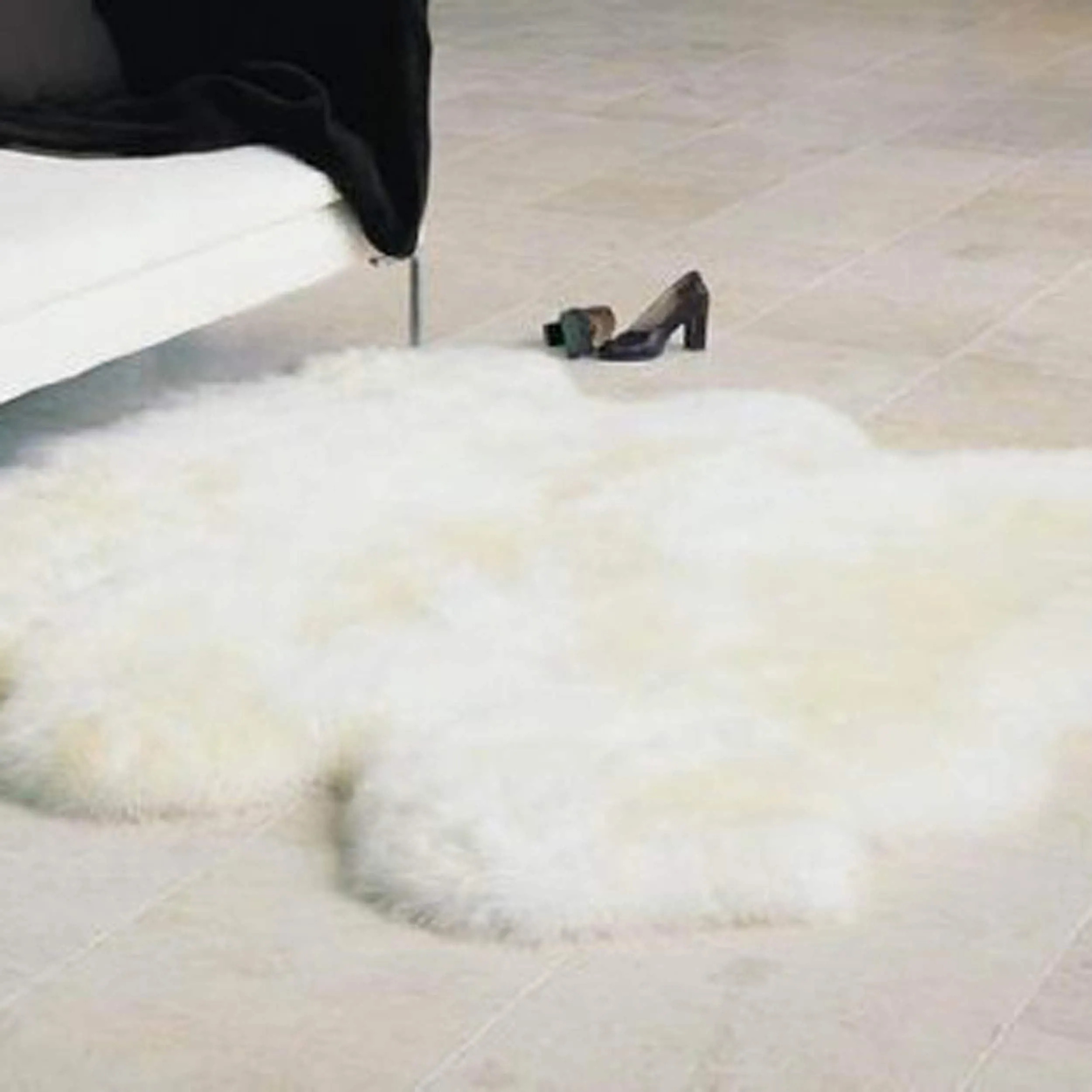 Silver Orchid Nansen Genuine Soft Australian Sheepskin Rug