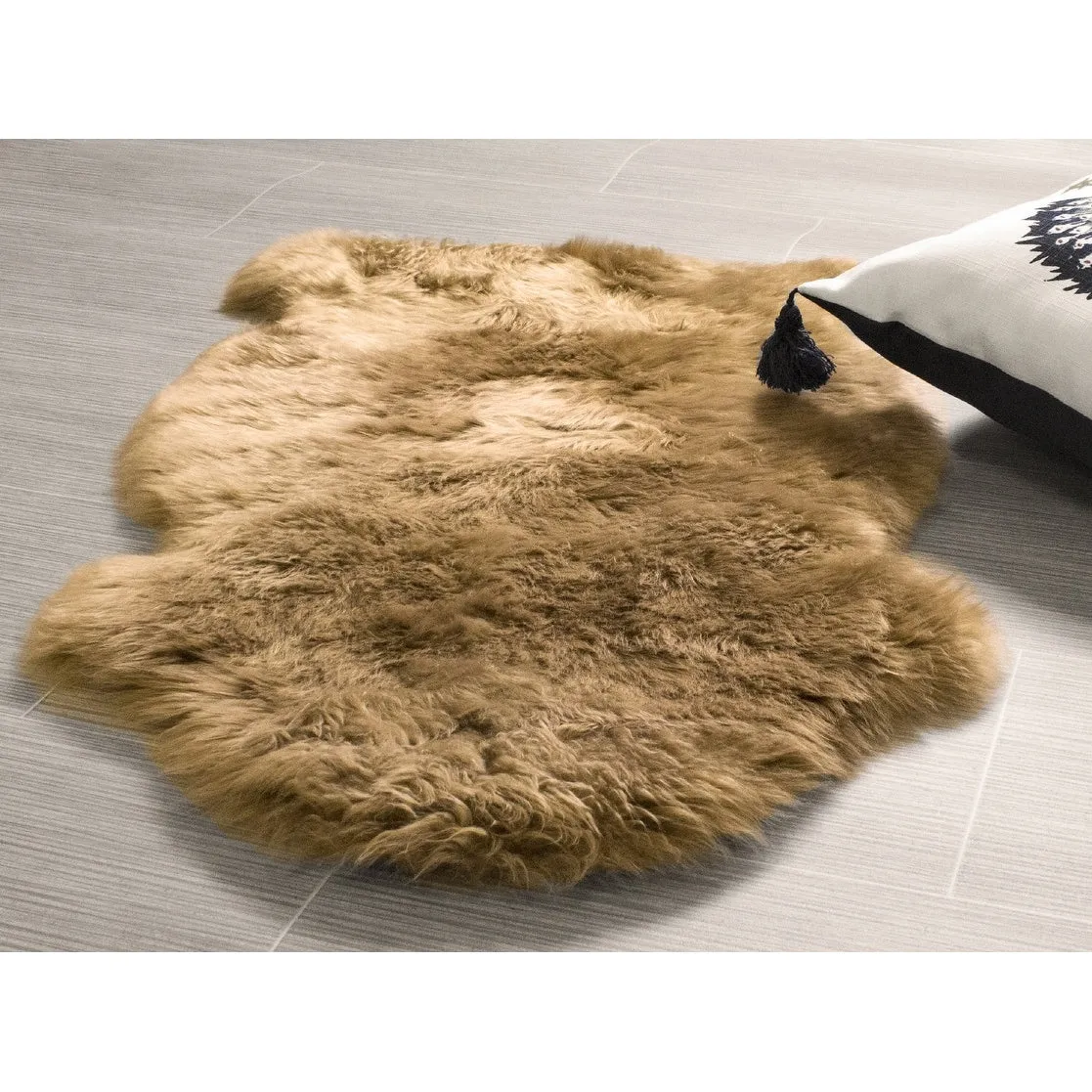Silver Orchid Nansen Genuine Soft Australian Sheepskin Rug