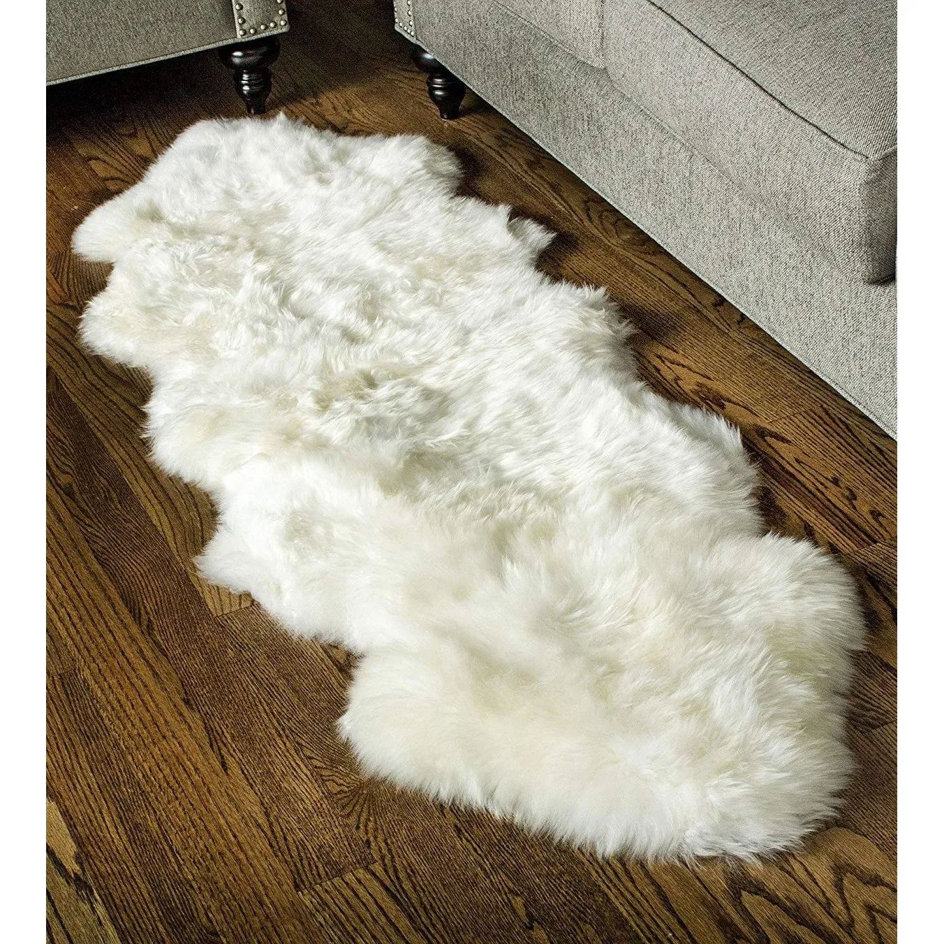 Silver Orchid Nansen Genuine Soft Australian Sheepskin Rug