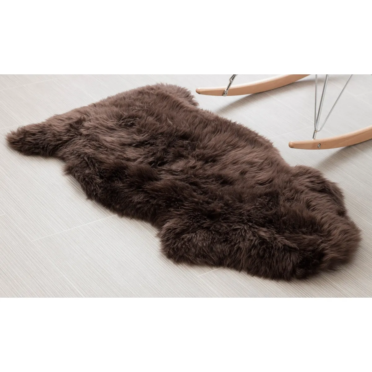 Silver Orchid Nansen Genuine Soft Australian Sheepskin Rug