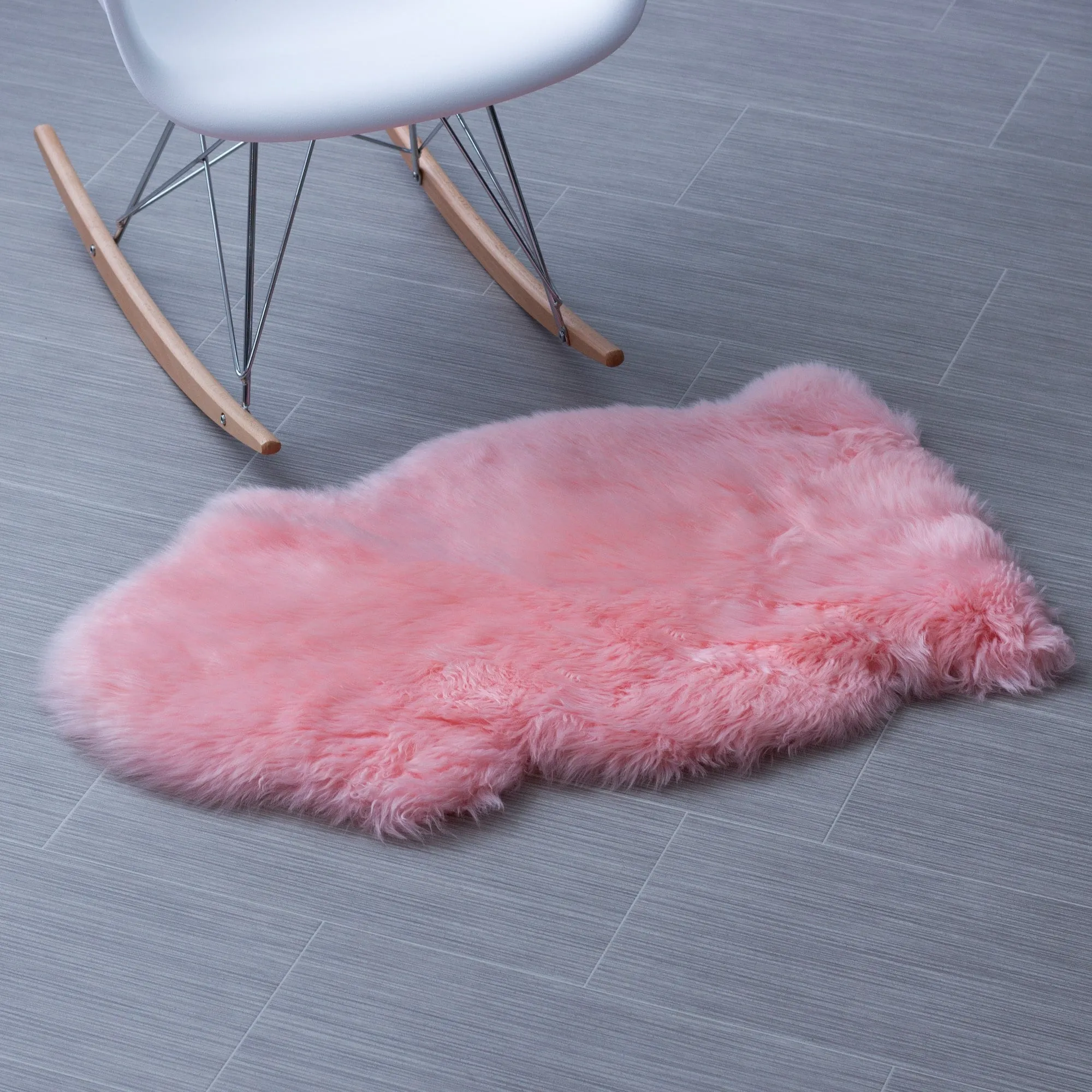 Silver Orchid Nansen Genuine Soft Australian Sheepskin Rug
