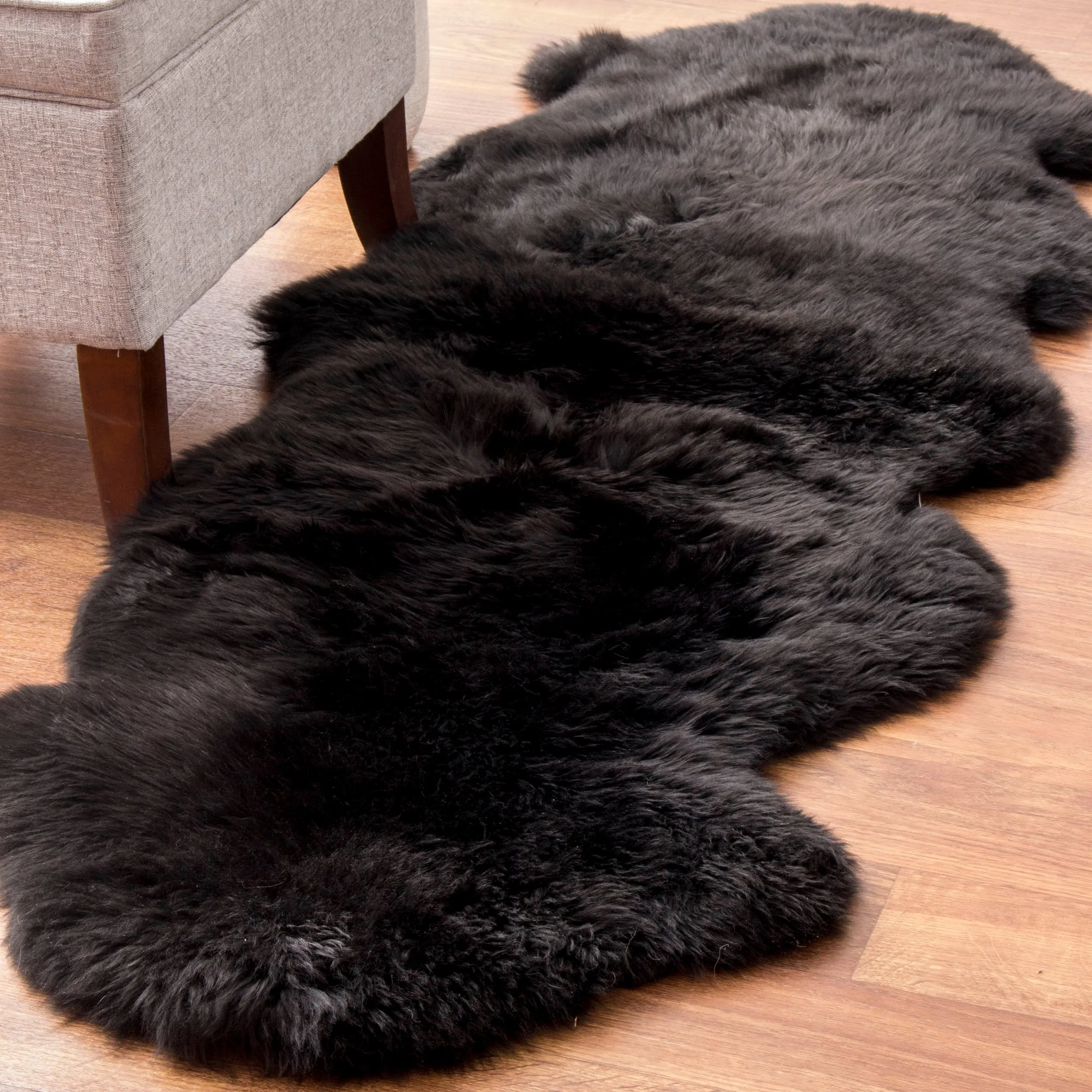 Silver Orchid Nansen Genuine Soft Australian Sheepskin Rug