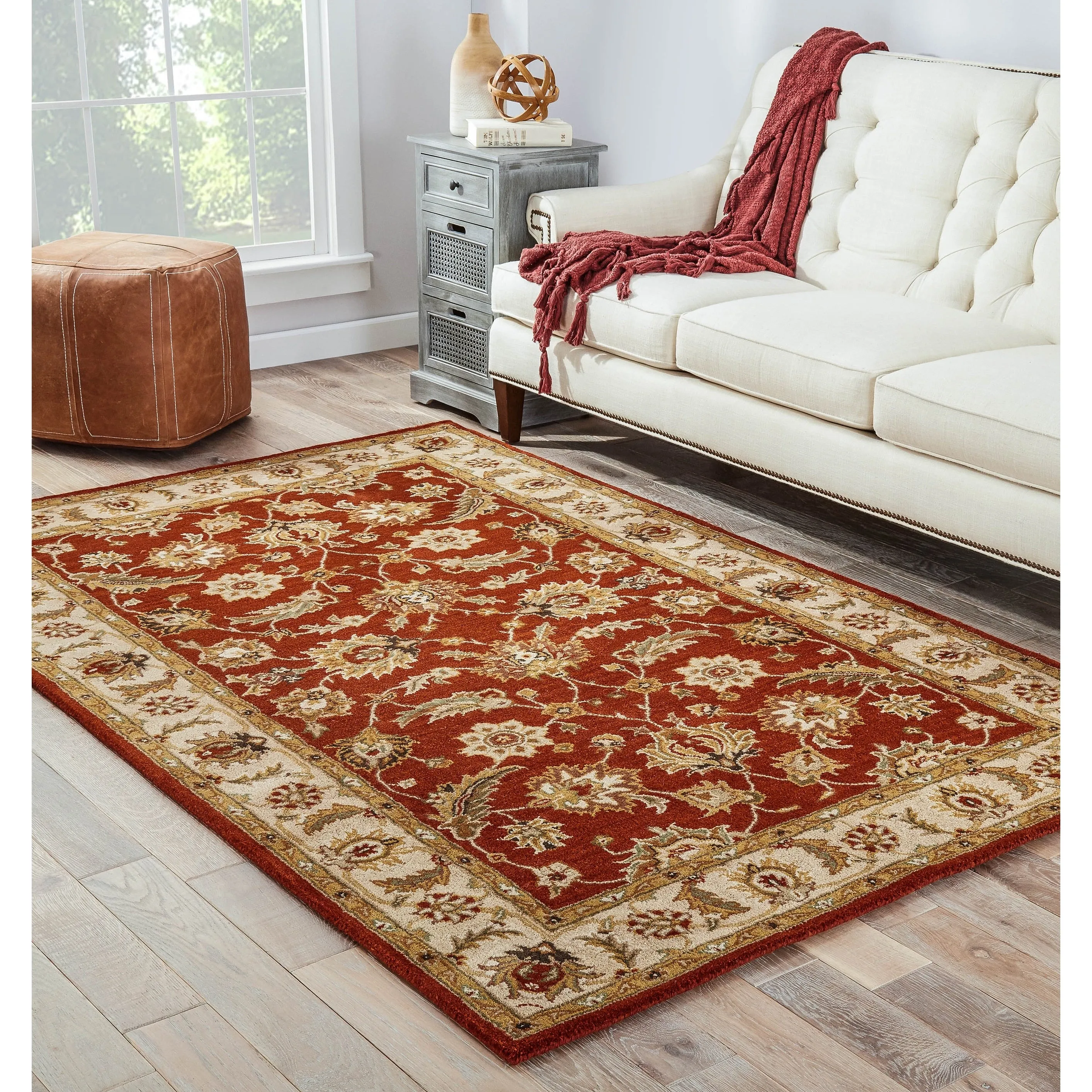 Skylar Handmade Floral Area Rug