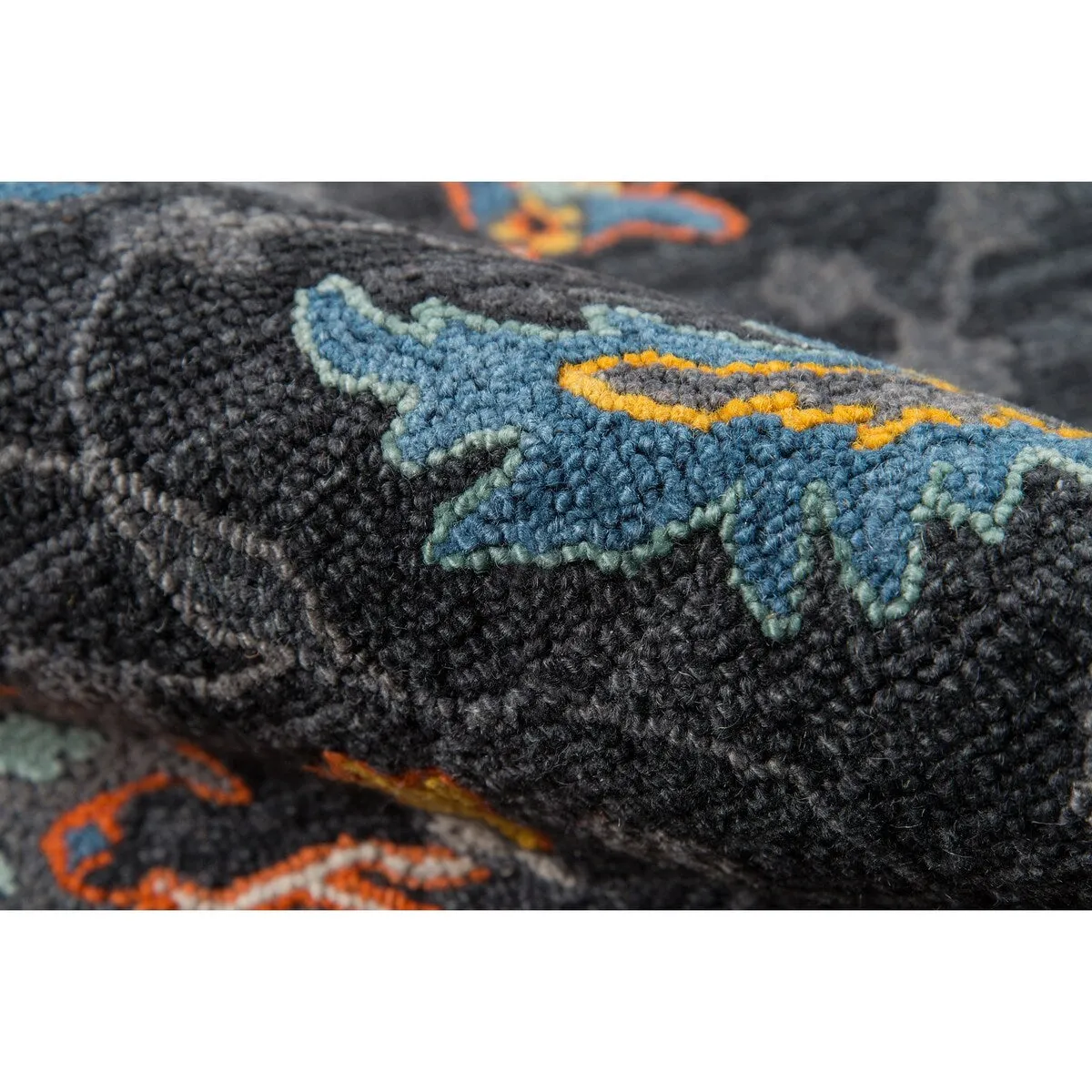Skyline Decor Charcoal Ibiza Rugs in Rectangle Shape - 8' X 10'