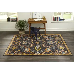 Skyline Decor Charcoal Ibiza Rugs in Rectangle Shape - 8' X 10'