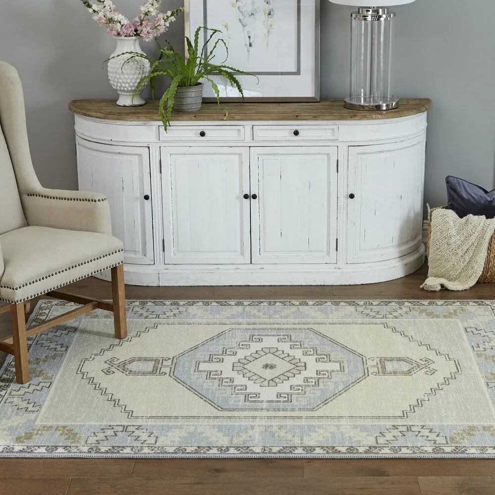 Skyline Decor Pink Anatolia Rugs in Rectangle Shape - Big