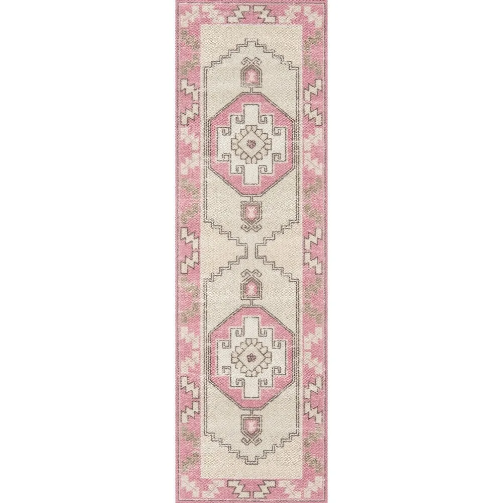 Skyline Decor Pink Anatolia Rugs in Rectangle Shape - Big