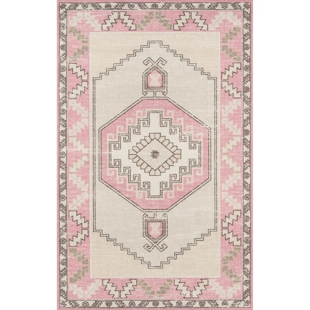 Skyline Decor Pink Anatolia Rugs in Rectangle Shape - Big