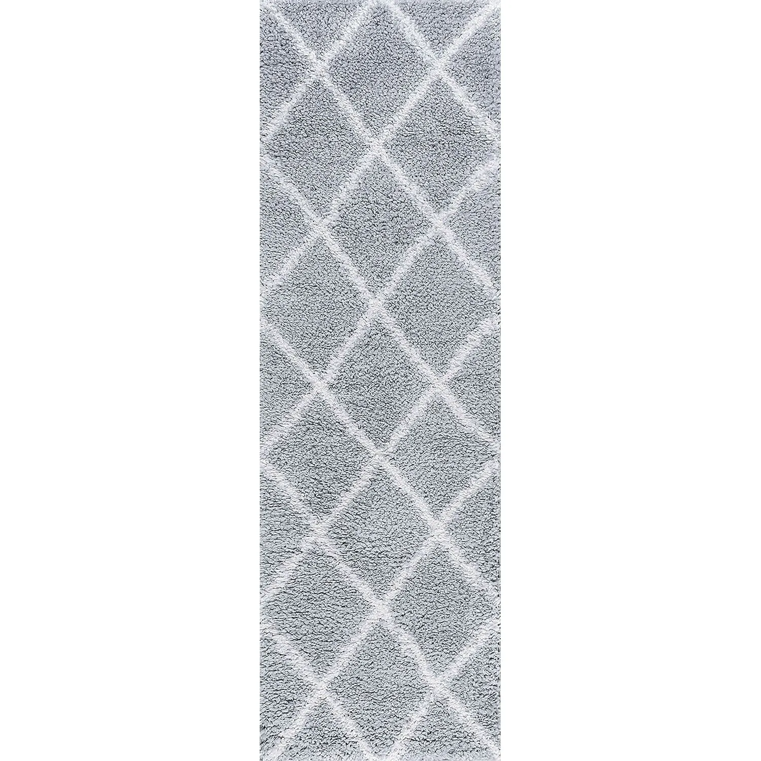 Sohni Shag Farmhouse Diamond Indoor Area Rug