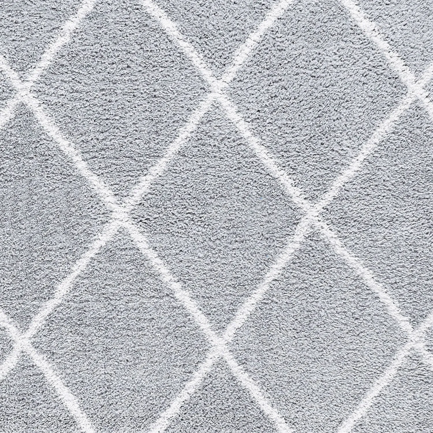 Sohni Shag Farmhouse Diamond Indoor Area Rug
