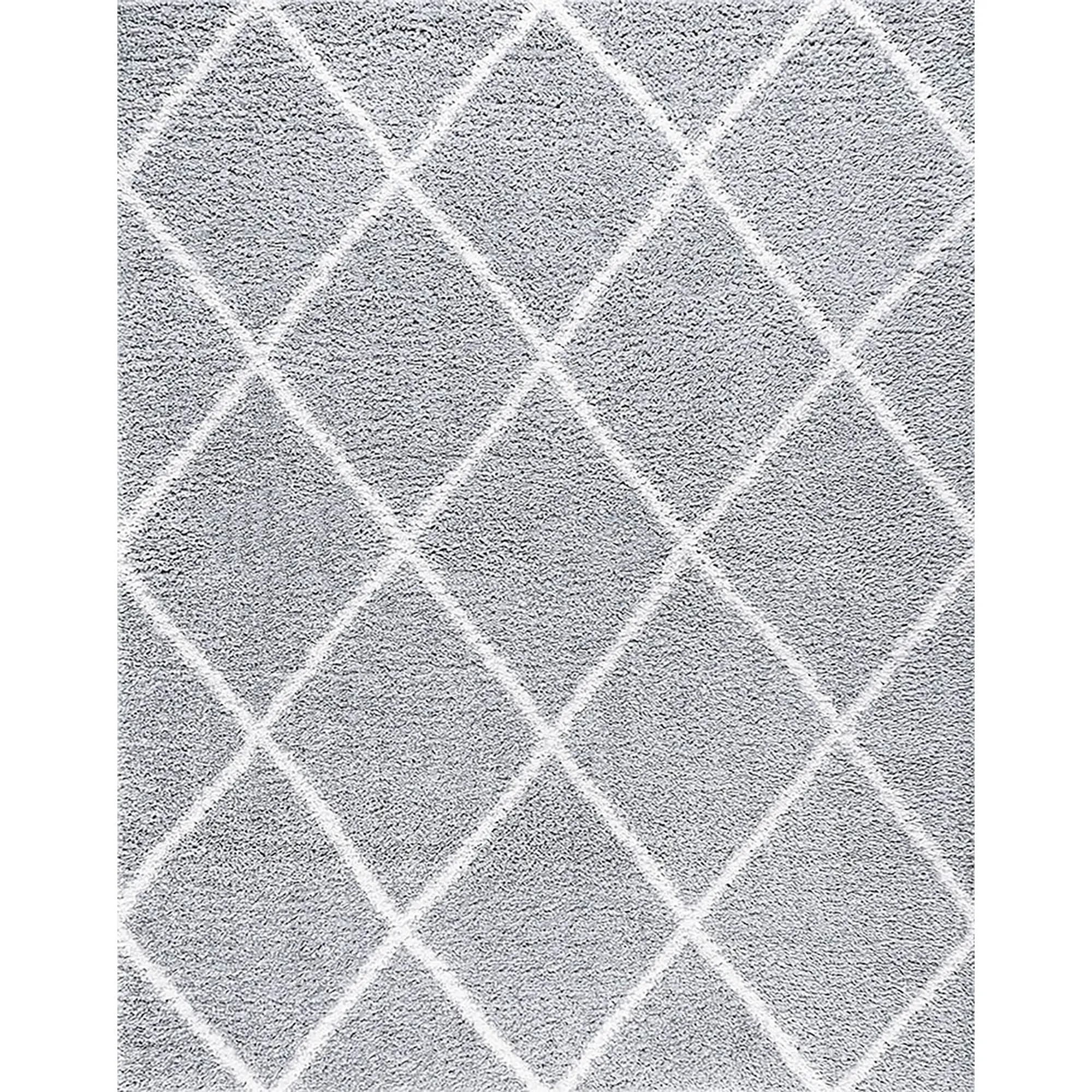 Sohni Shag Farmhouse Diamond Indoor Area Rug