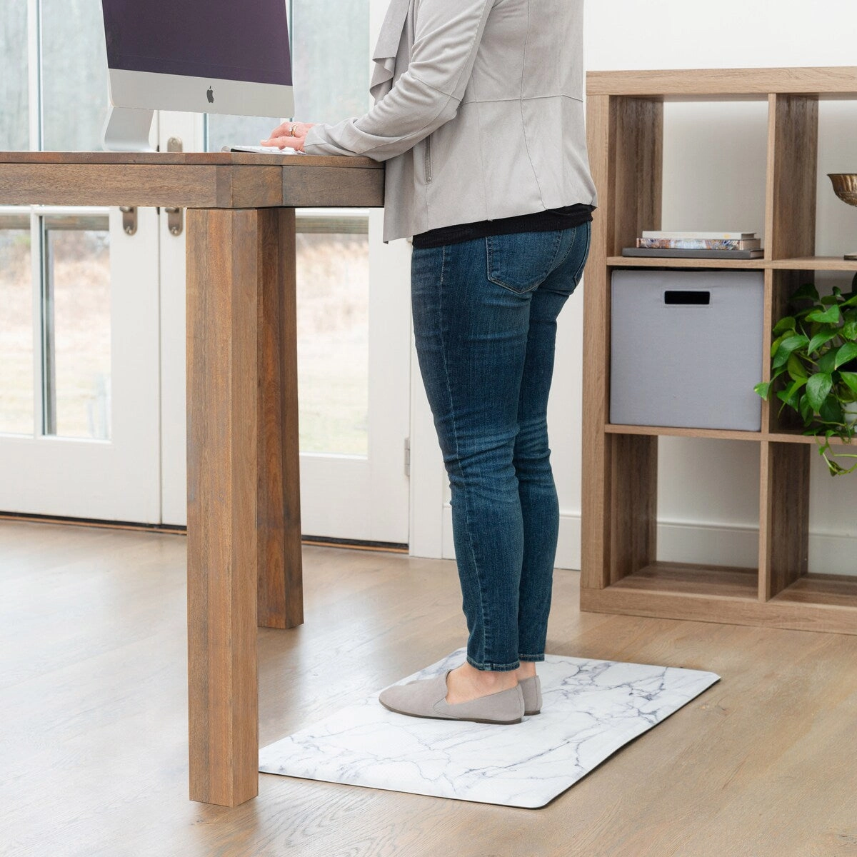 SoHome Cozy Living Modern Marble Anti-Fatigue Kitchen Mat