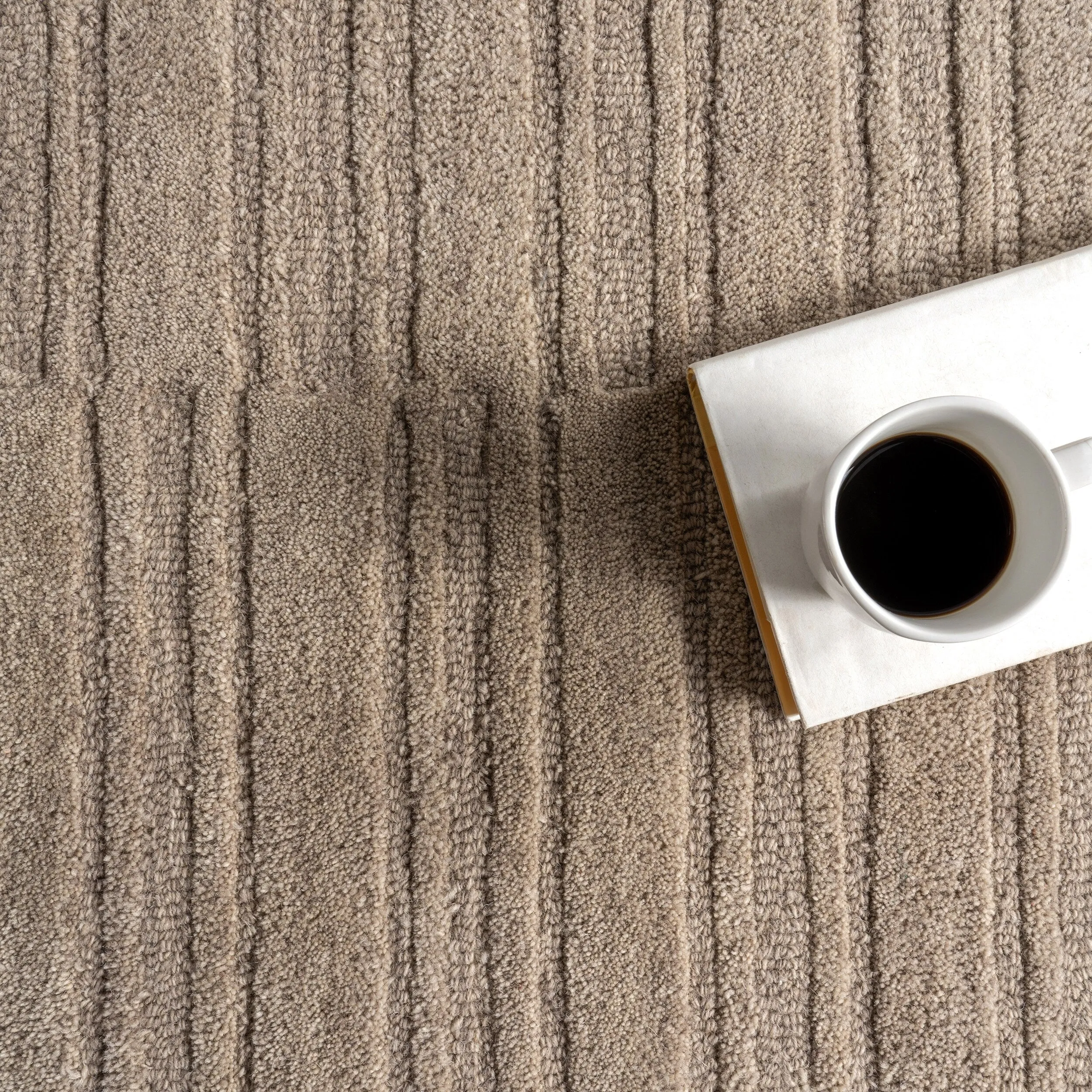 Starke Checked Wool Area Rug