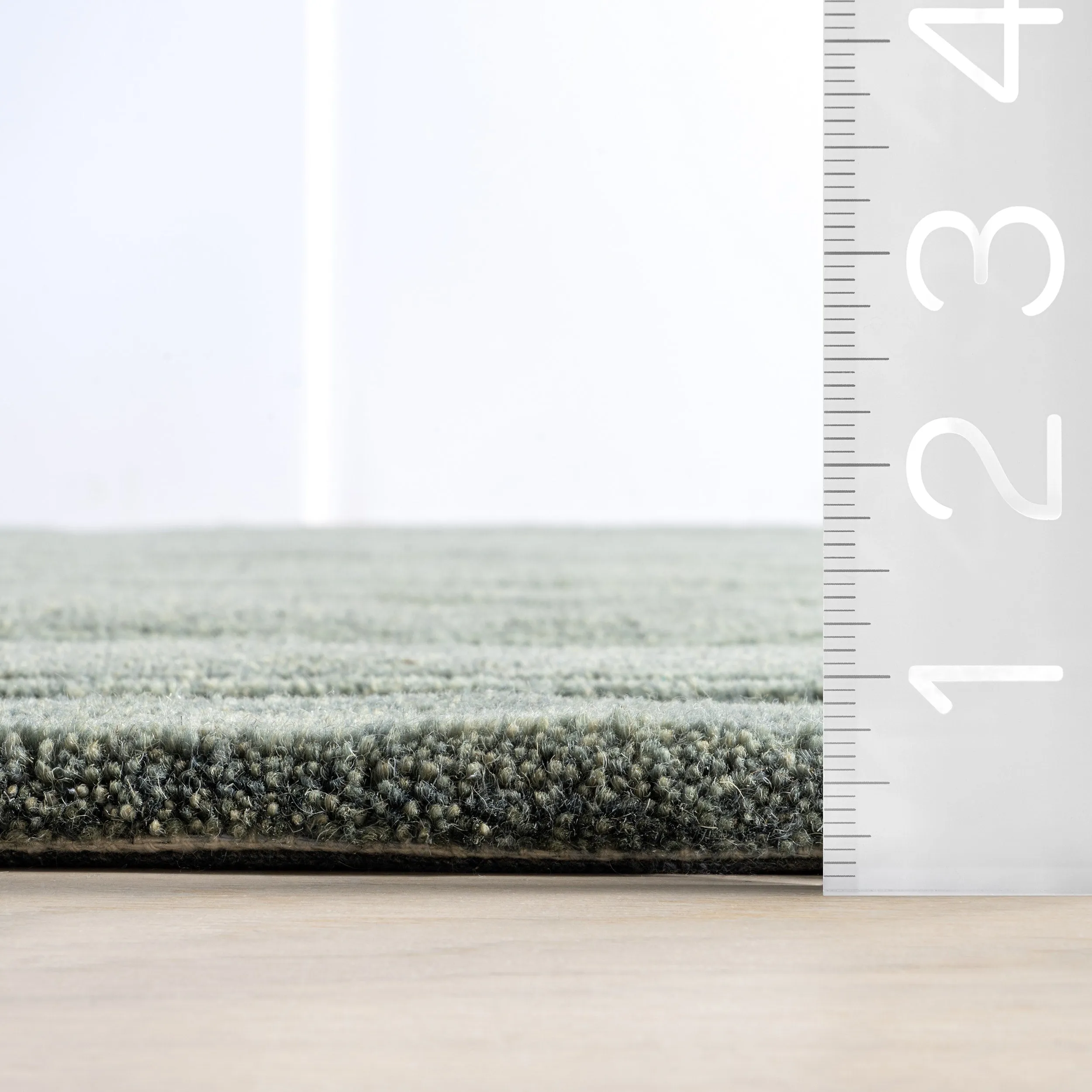 Starke Checked Wool Area Rug