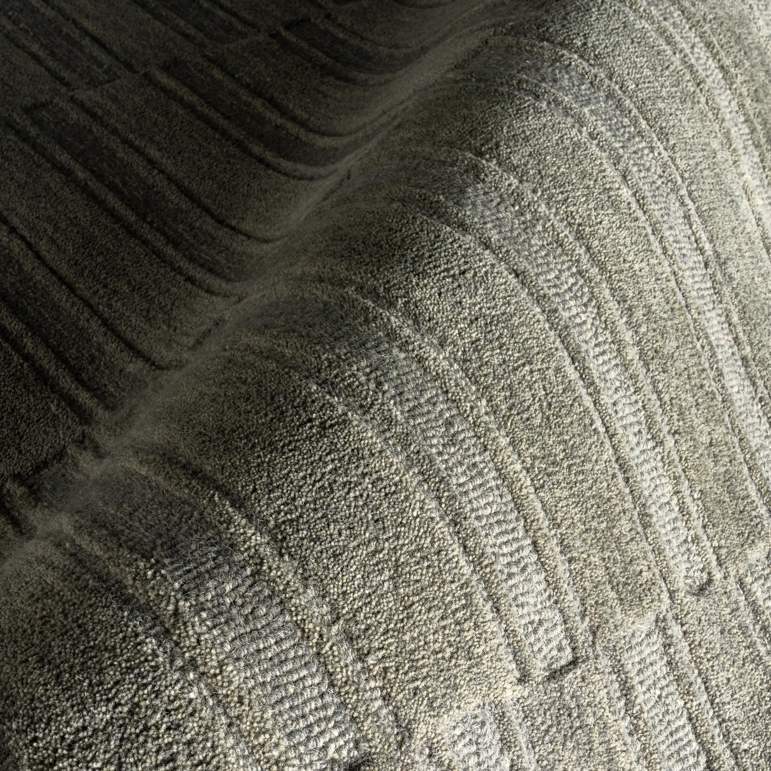 Starke Checked Wool Area Rug