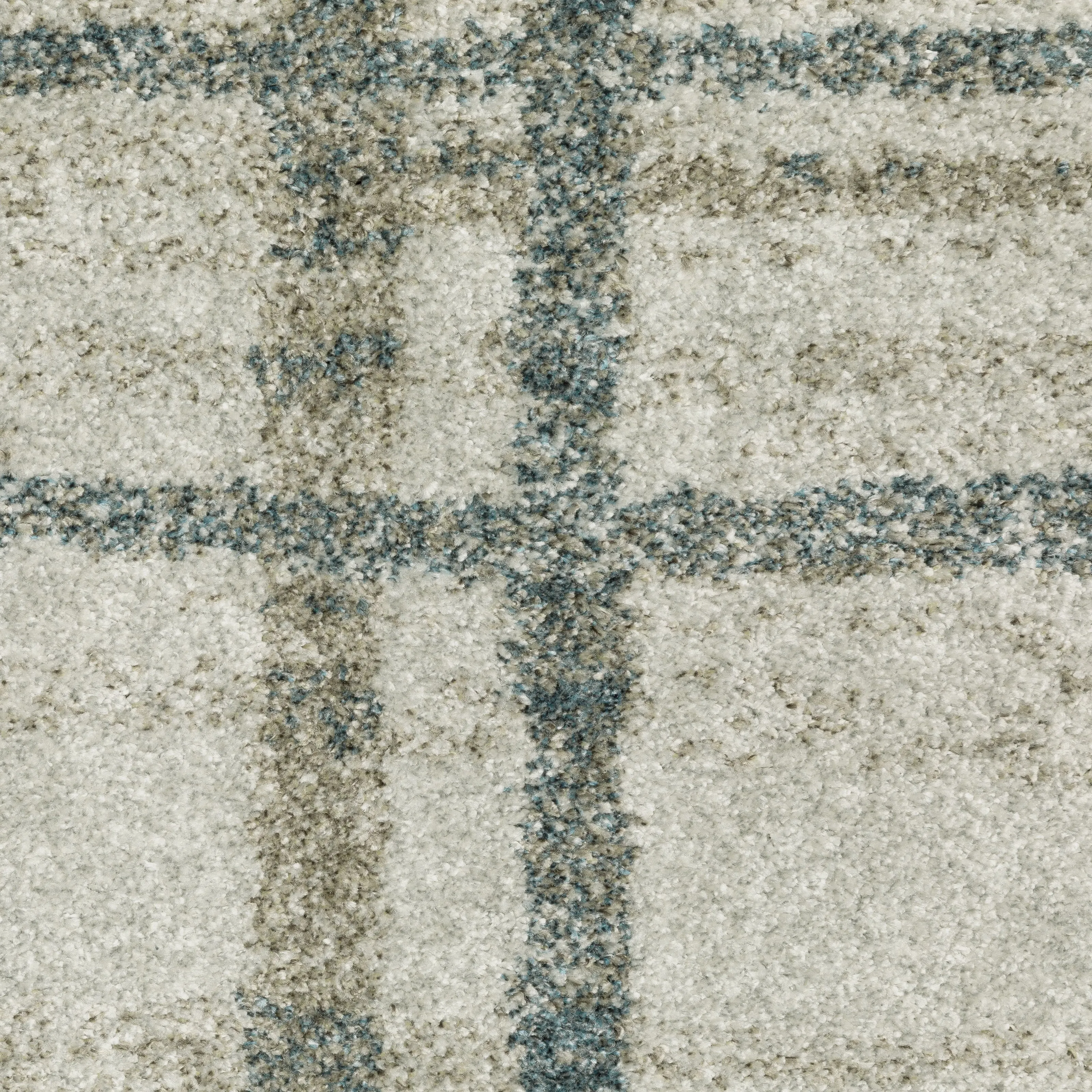 Style Haven Archer Distressed Geometric Grey/ Teal Indoor Area Rug