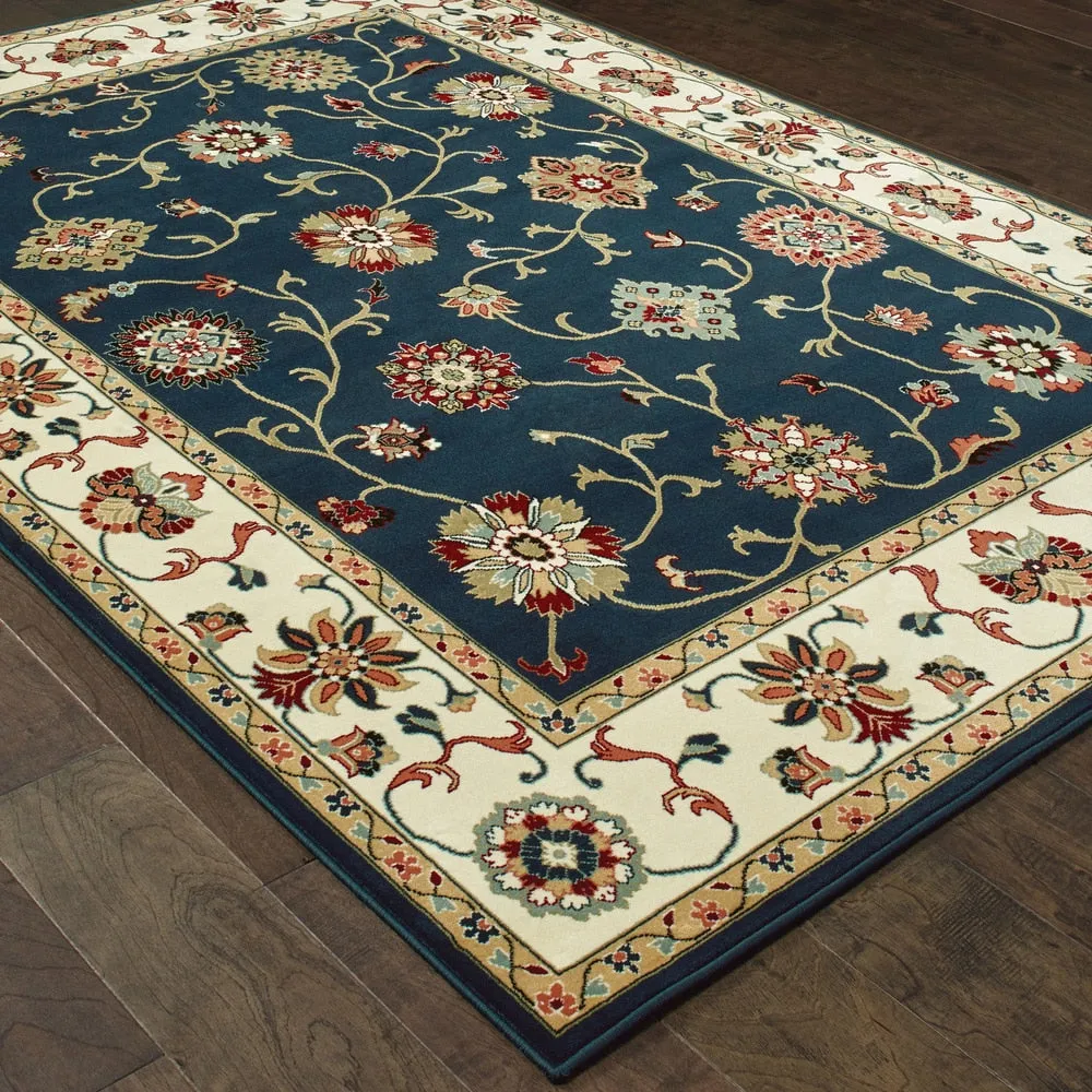 Style Haven Khymer Timeless Borders Traditional Area Rug