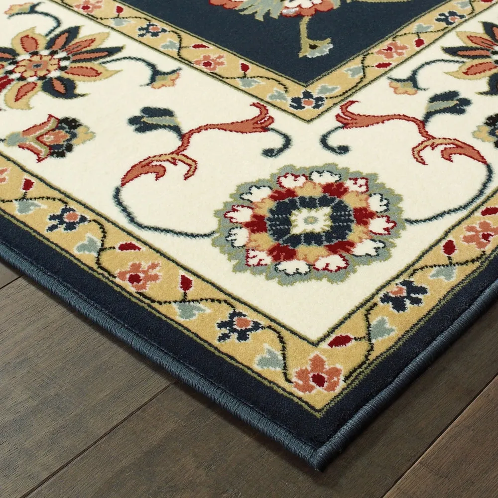 Style Haven Khymer Timeless Borders Traditional Area Rug