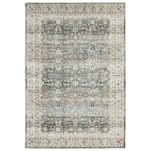 Style Haven Sunderland Bordered Traditional Machine Washable Area Rug Mat