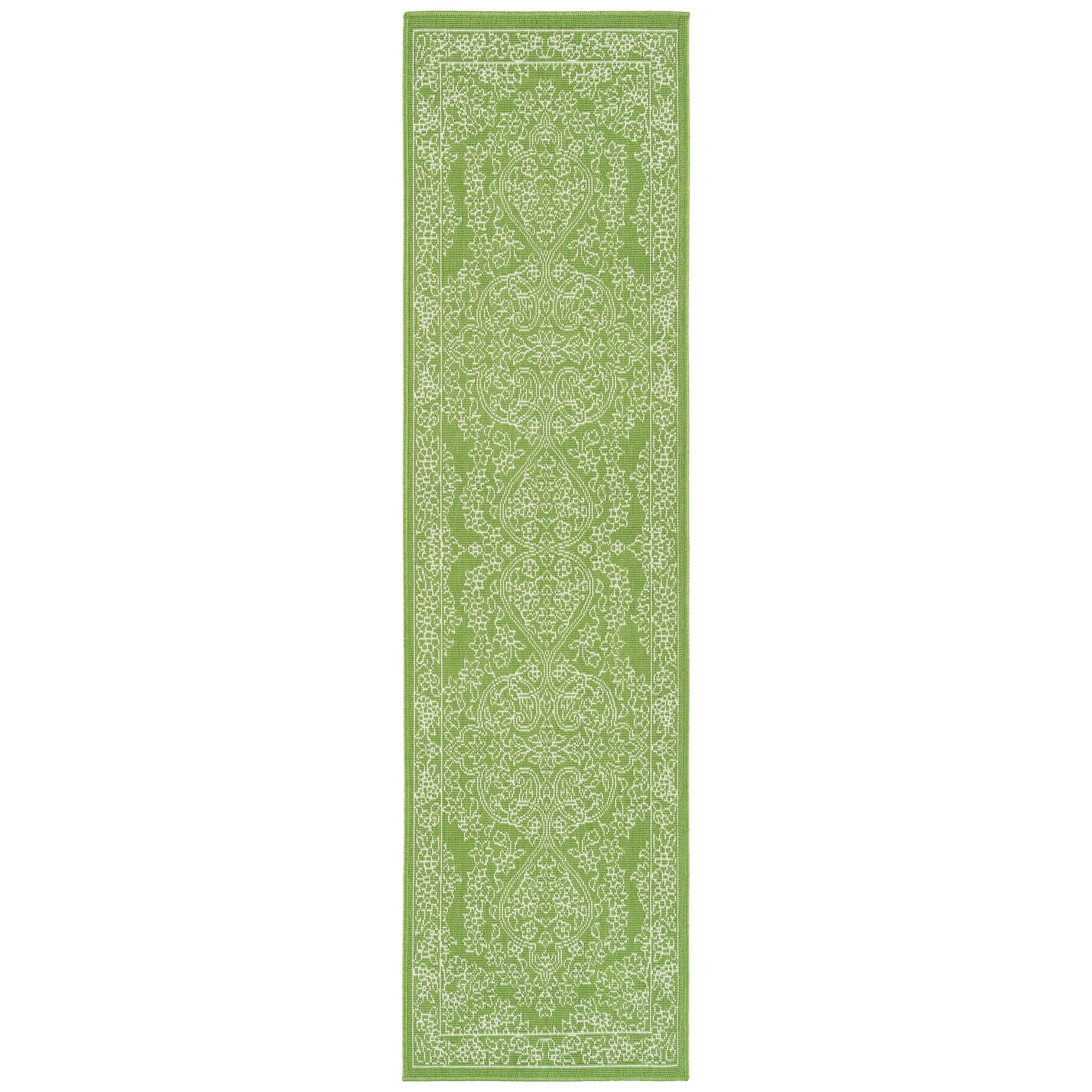 Sunice Traditional Oriental Floral Pattern Indoor/ Outdoor Area Rug