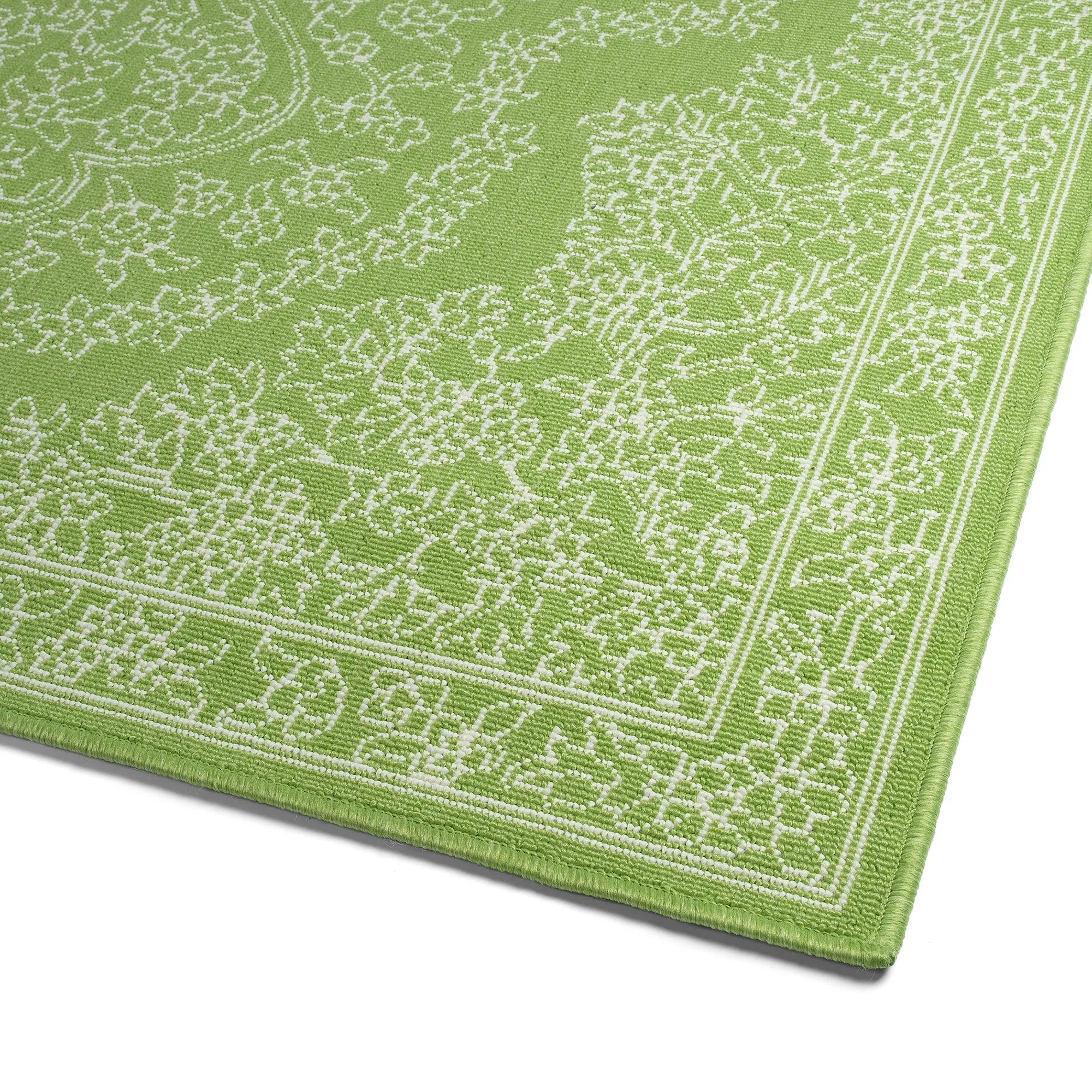 Sunice Traditional Oriental Floral Pattern Indoor/ Outdoor Area Rug