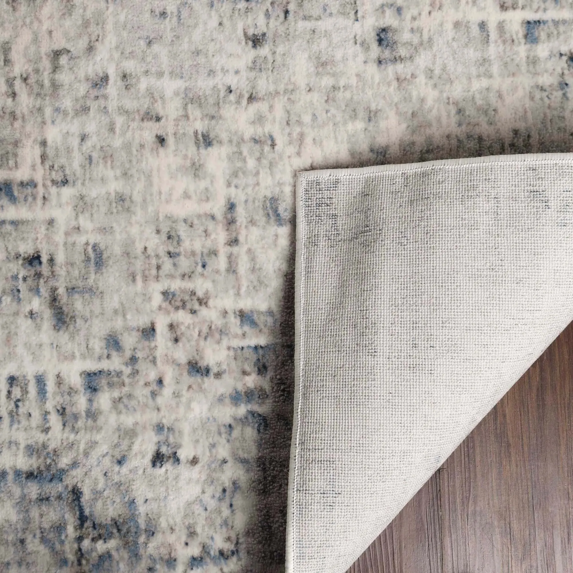 Superior Acer Distressed Abstract Modern Indoor Runner or Area Rug