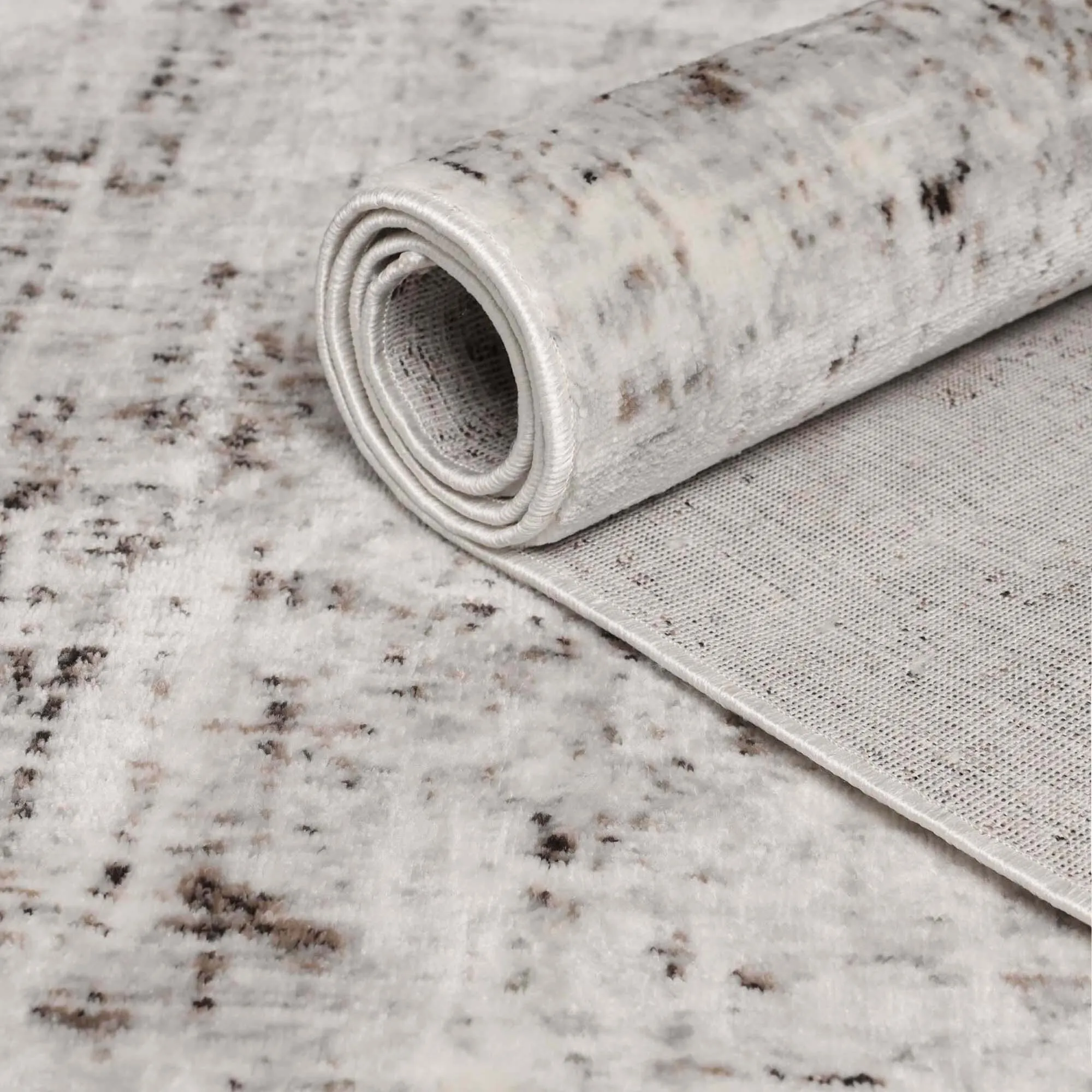 Superior Acer Distressed Abstract Modern Indoor Runner or Area Rug