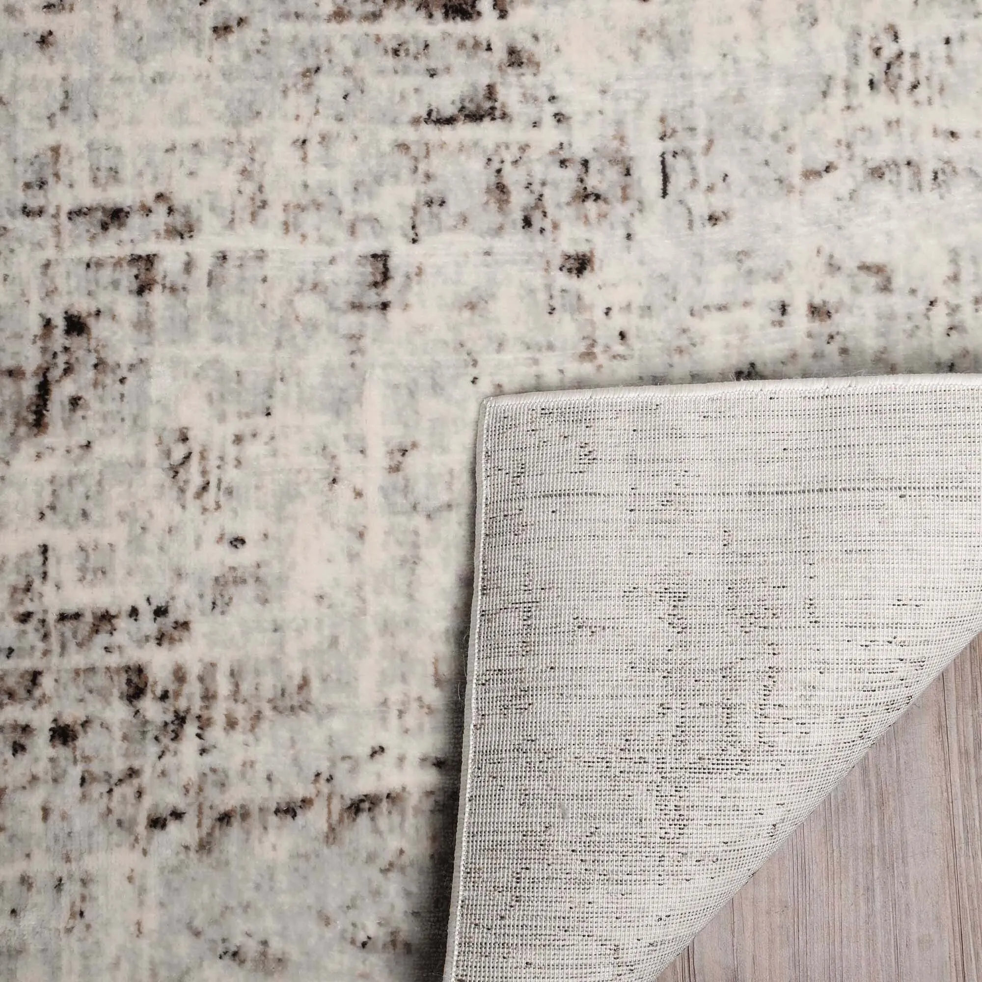 Superior Acer Distressed Abstract Modern Indoor Runner or Area Rug