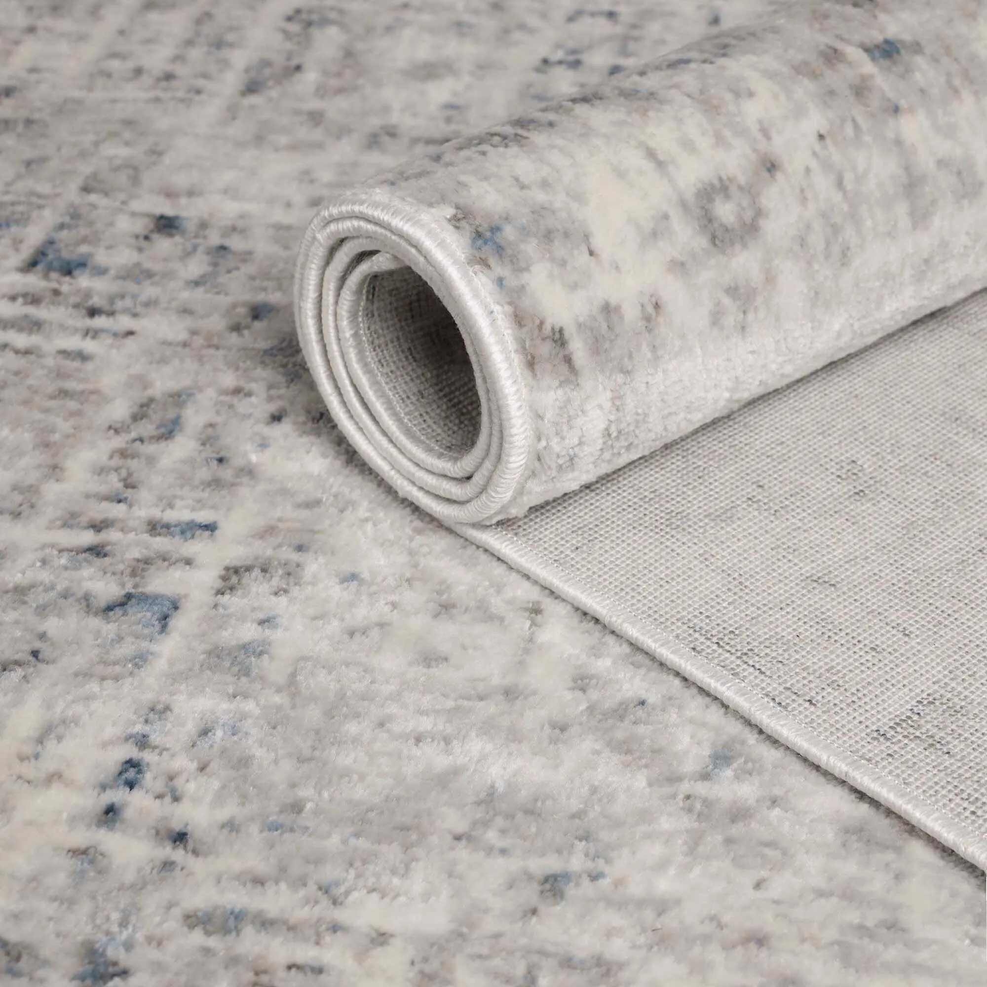 Superior Acer Distressed Abstract Modern Indoor Runner or Area Rug
