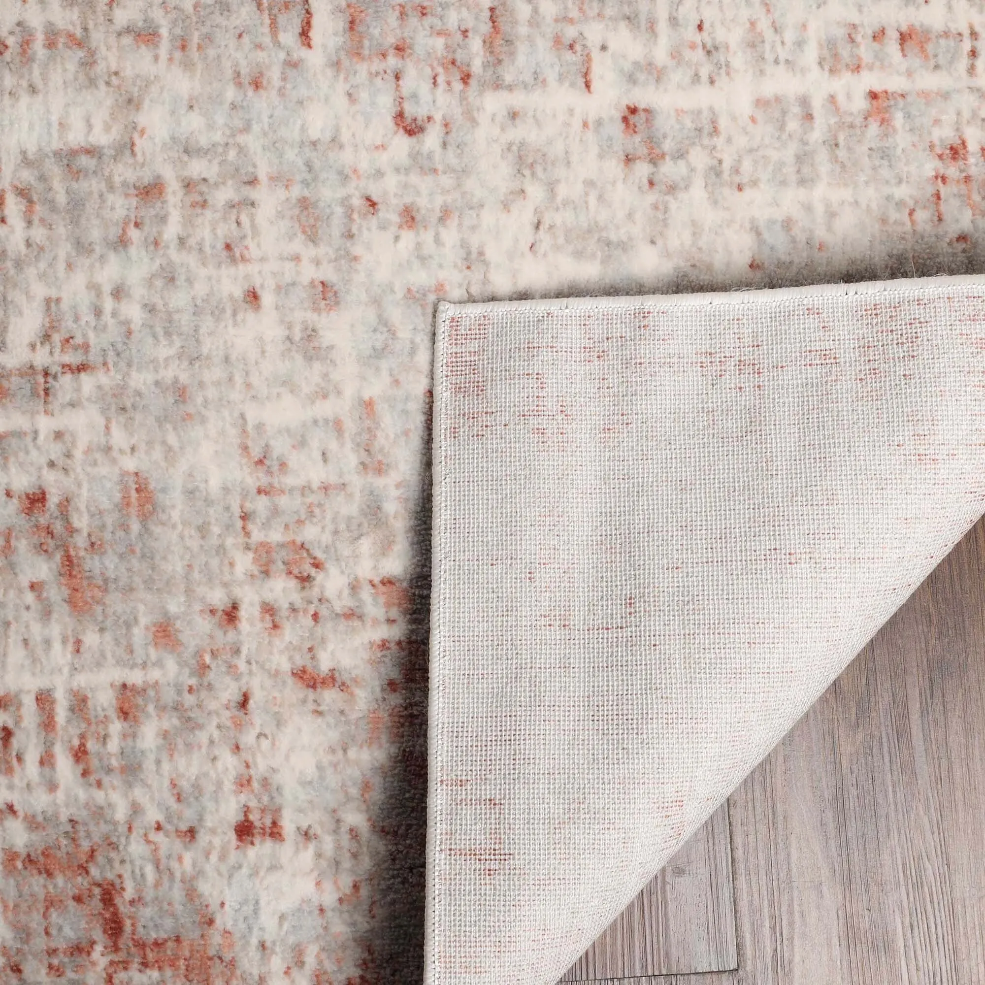 Superior Acer Distressed Abstract Modern Indoor Runner or Area Rug