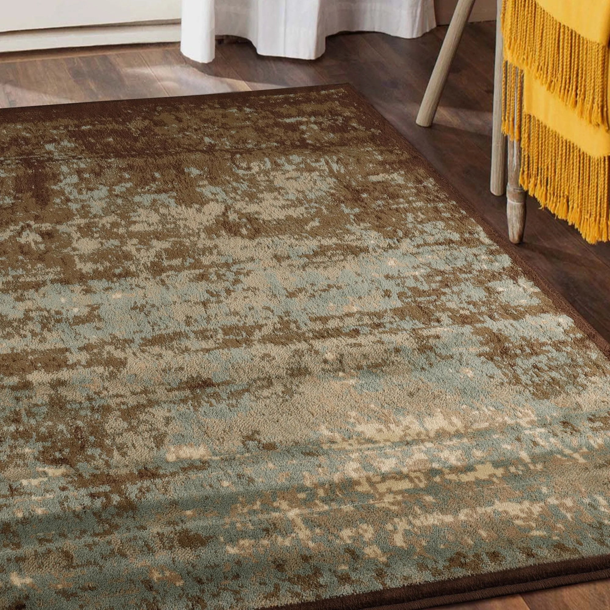 Superior Acid Wash Modern Gradient Indoor Area Rug or Runner