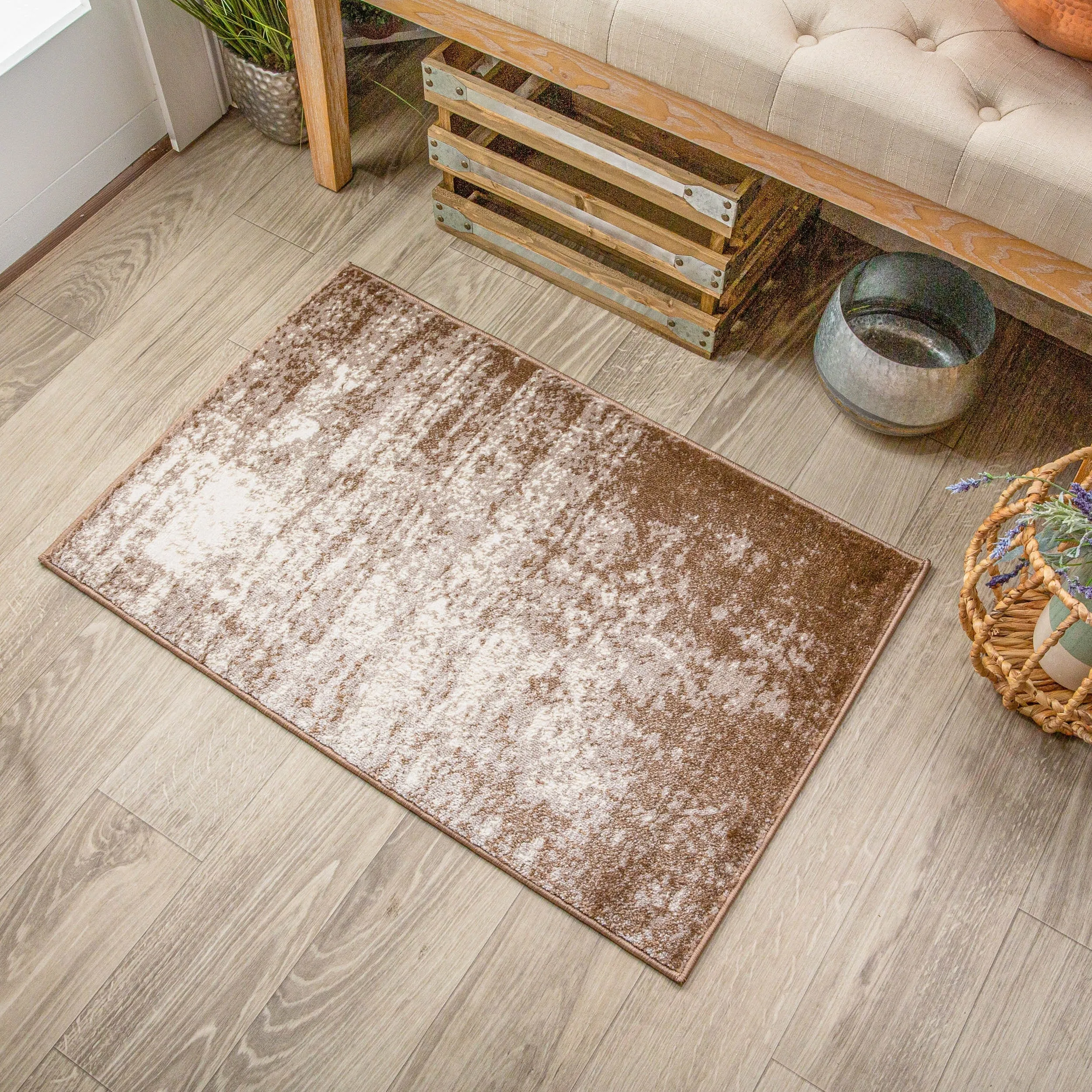 Superior Acid Wash Modern Gradient Indoor Area Rug or Runner