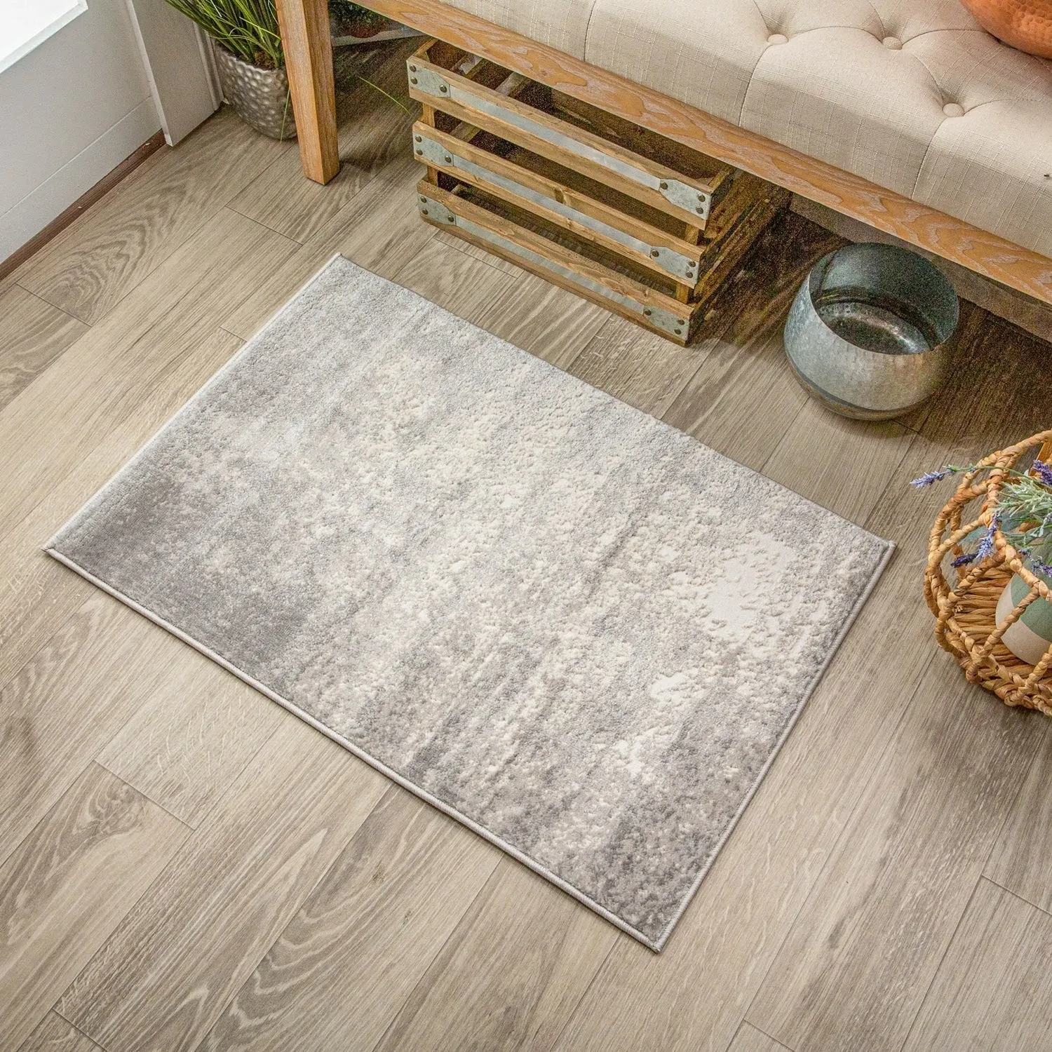Superior Acid Wash Modern Gradient Indoor Area Rug or Runner