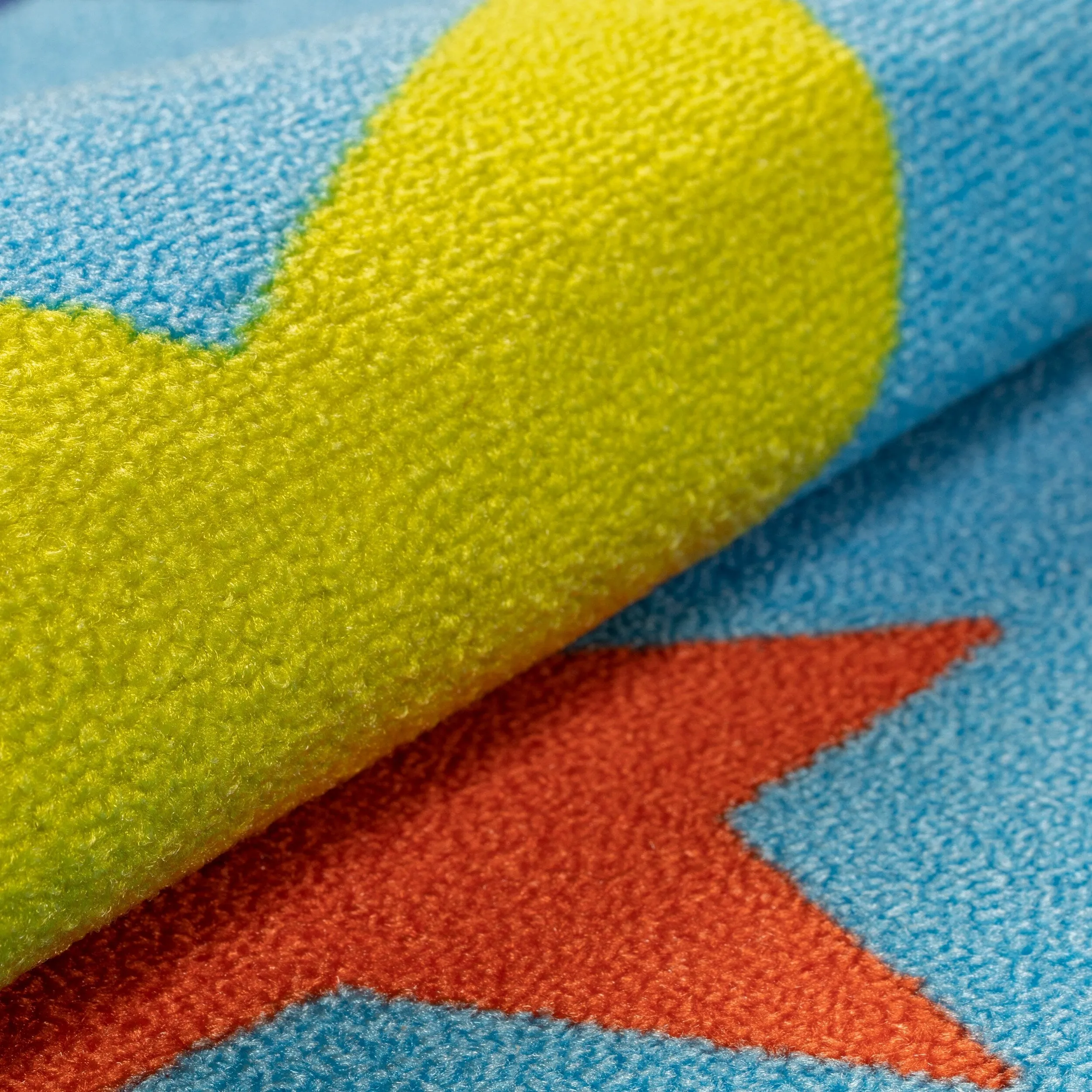 Superior All Star Non-Slip Kids Playroom Washable Indoor Area Rug