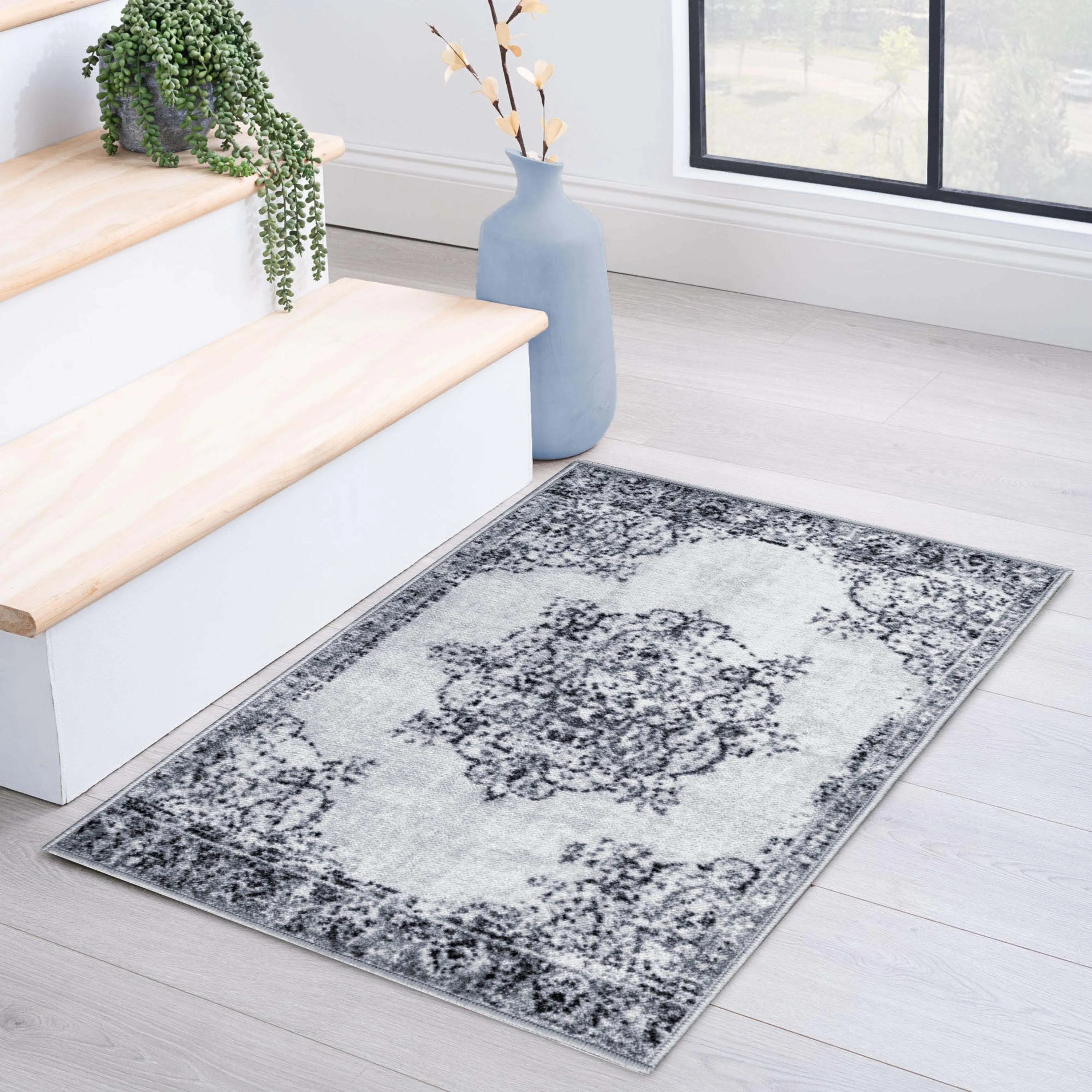 Superior Alsten Printed Non-Slip Indoor Area Rug