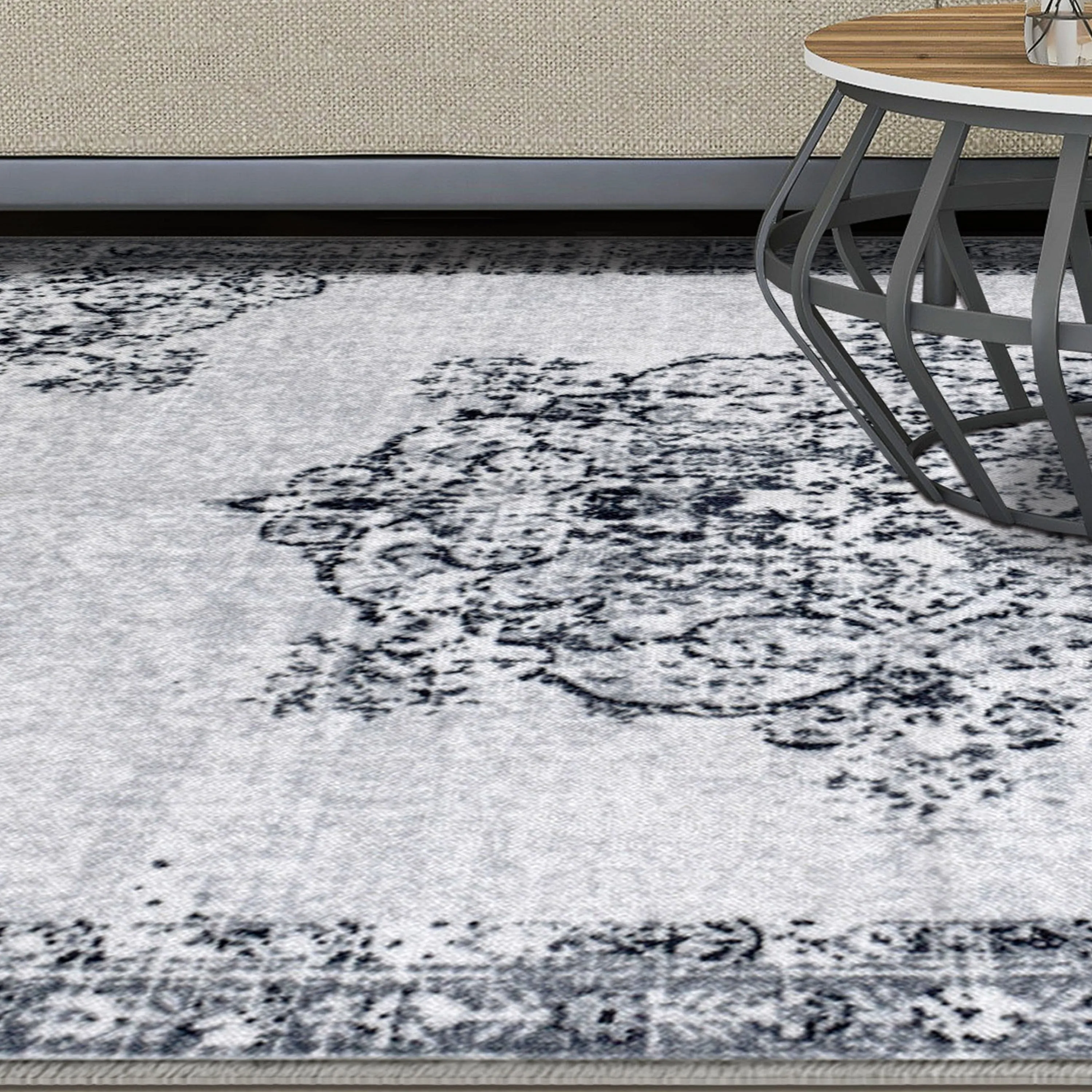 Superior Alsten Printed Non-Slip Indoor Area Rug