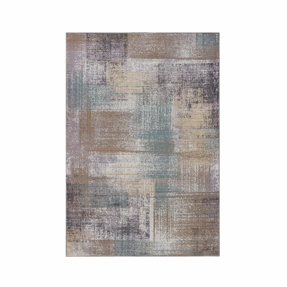 Superior Ara Patchwork Non-Slip Machine Washable Indoor Area Rug or Runner