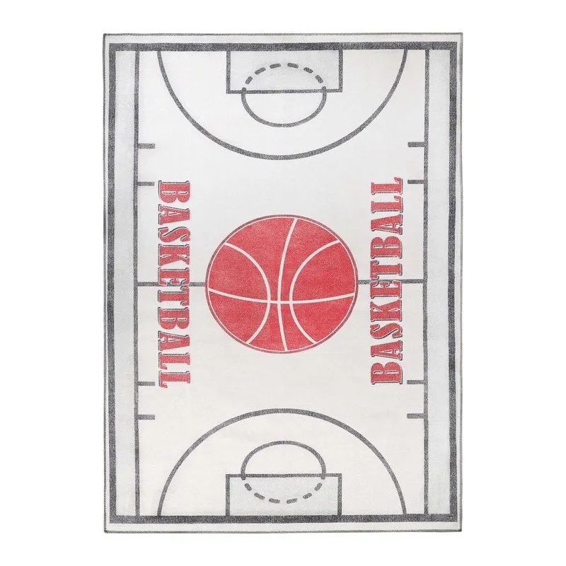 Superior Basketball Court Playroom Non-Slip Kids Indoor Area Rug
