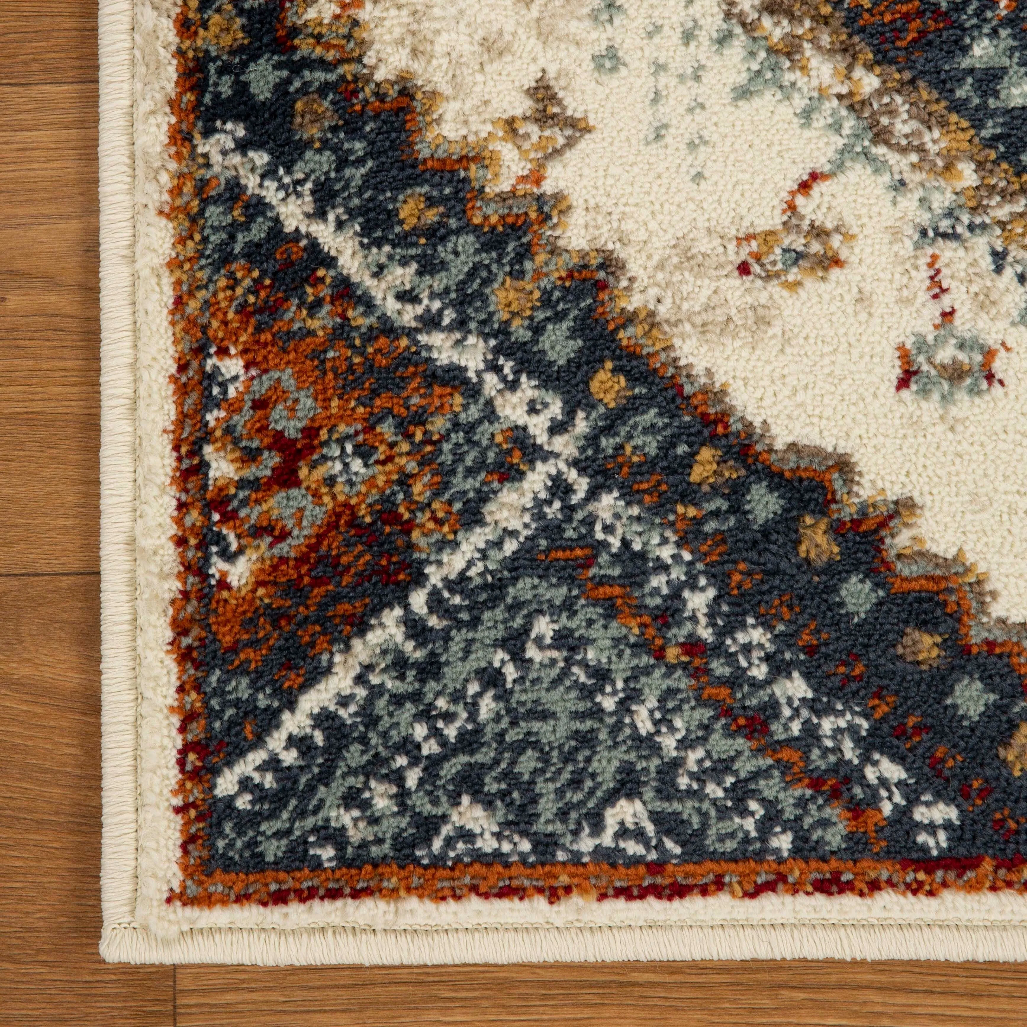 Superior Bohemian Geometric Diamonds Indoor Area Rug