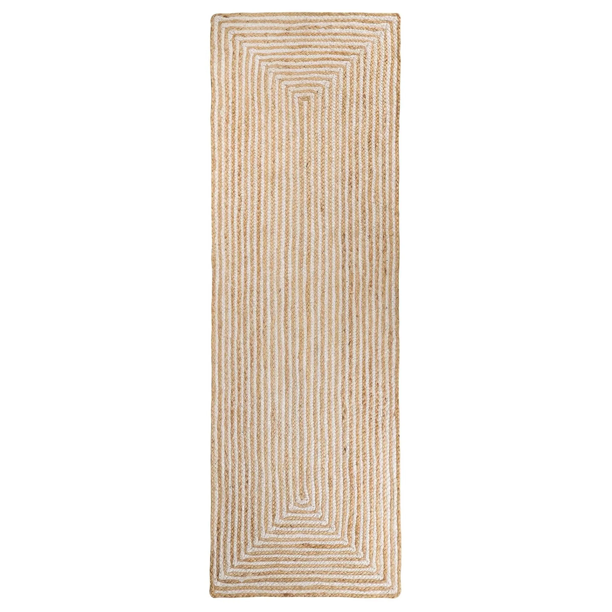 Superior Braided Jute Reversible Indoor Outdoor Area Rug